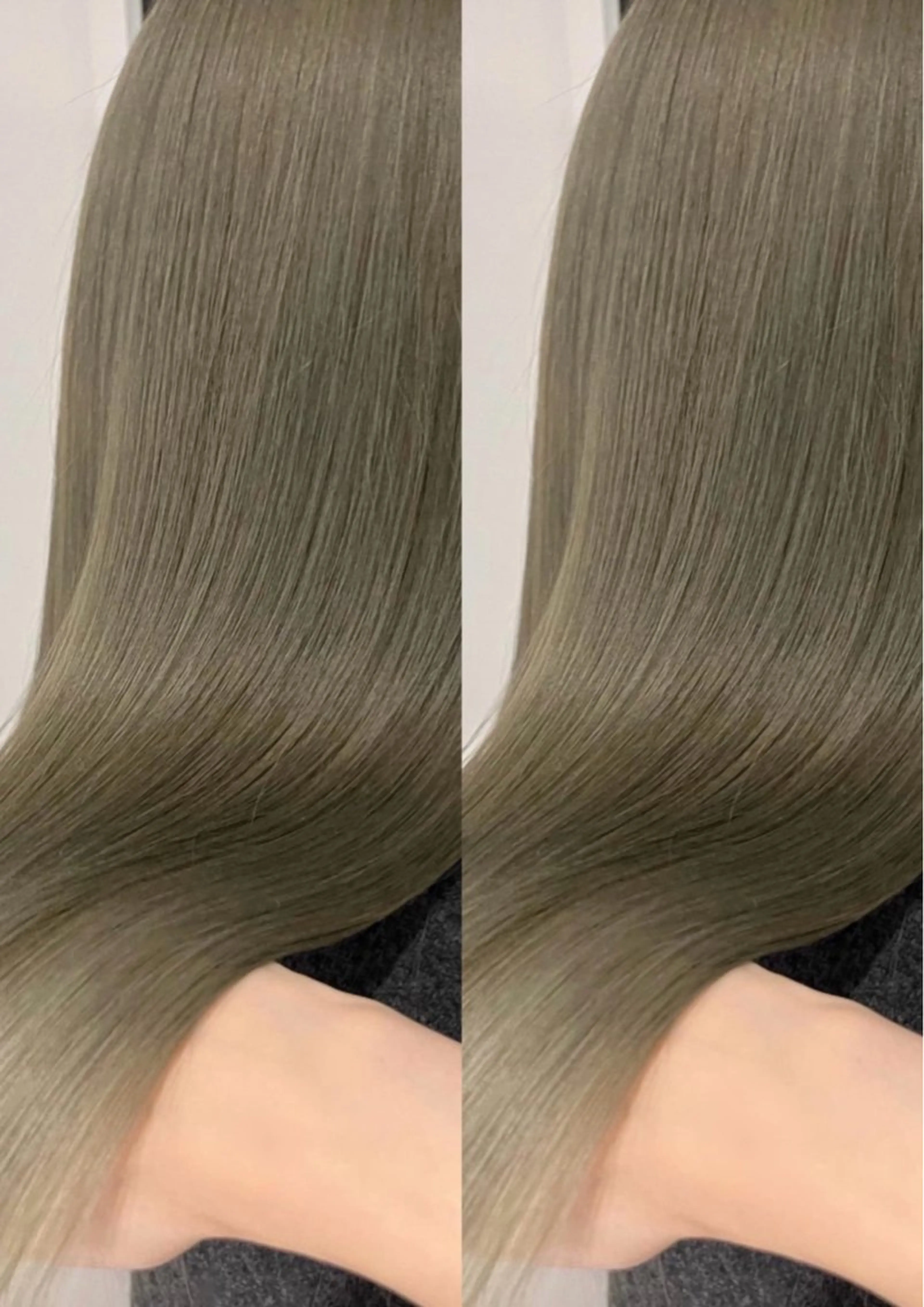 セミロング 女性目線で似合う色を ご提案男女問わず人気のヘアスタイル