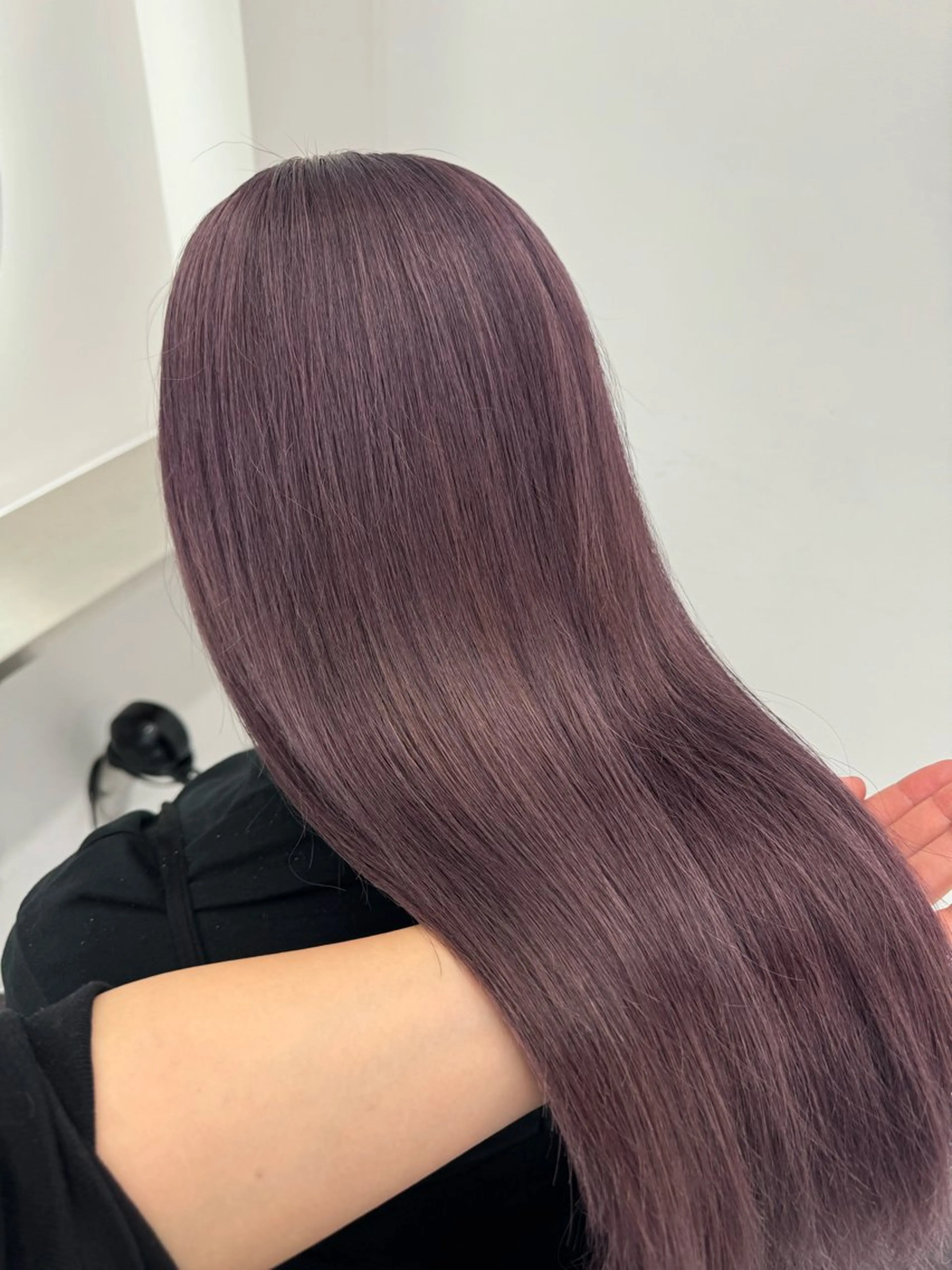 ロング カラー ラベンダーカラー ベージュ透明感カラー 🫧AYUMI🫧のヘアスタイル