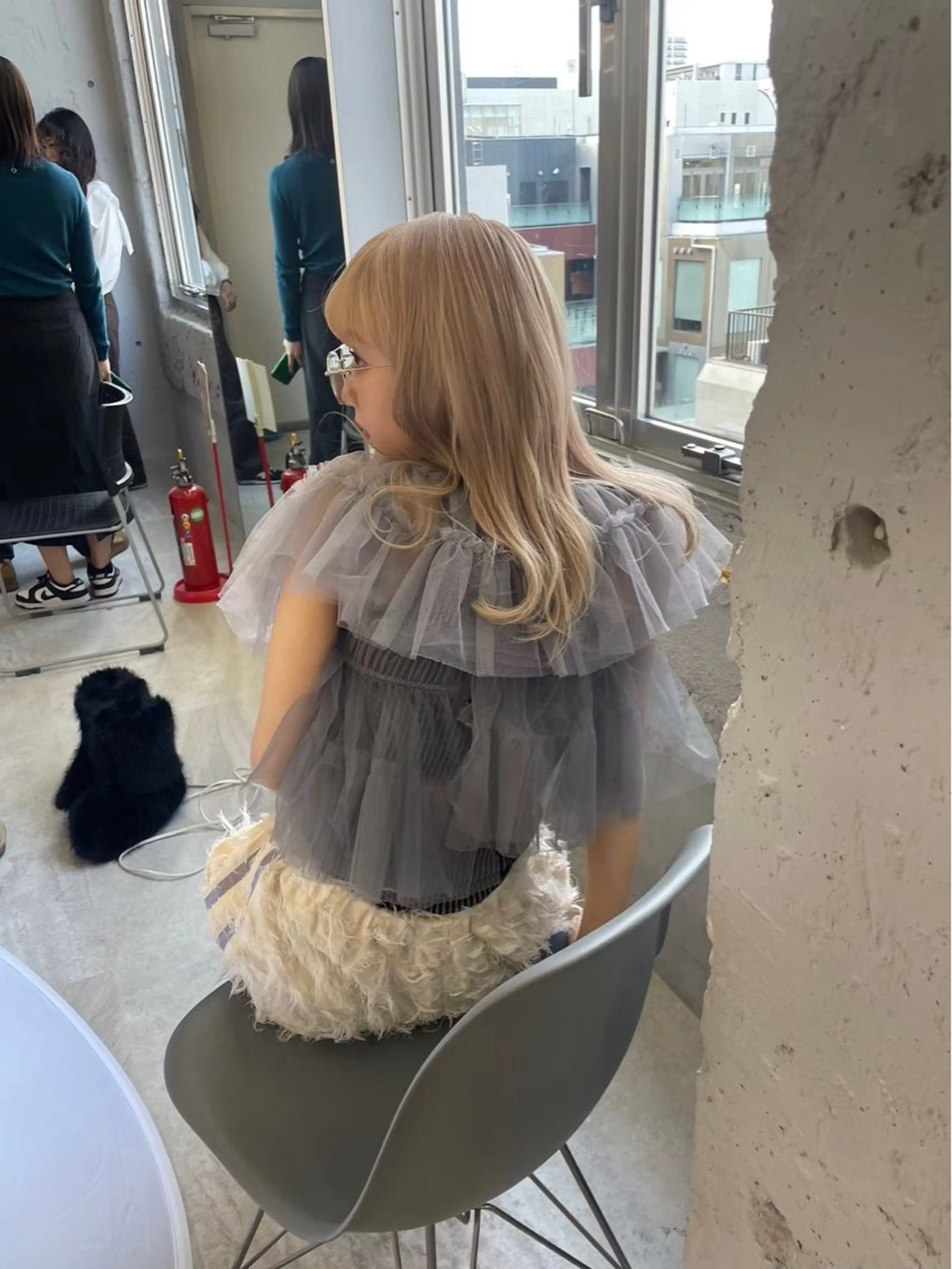 ロング カラー ベージュカラー nanami🎀/ ふんわりカラーのヘアスタイル