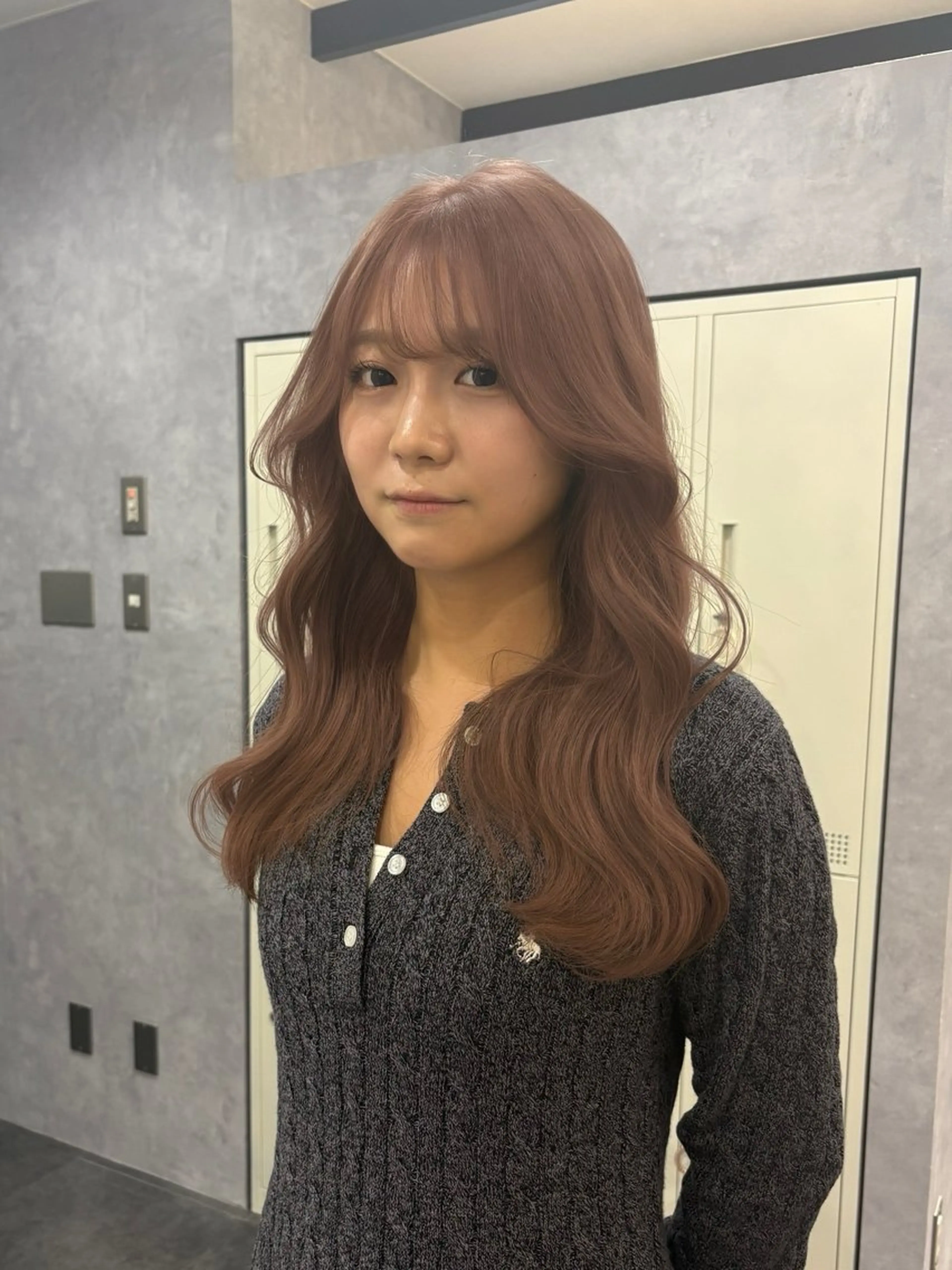 セミロング ヘアカラー トリートメント プルエクステ🦕⭐︎ /konomiのヘアスタイル