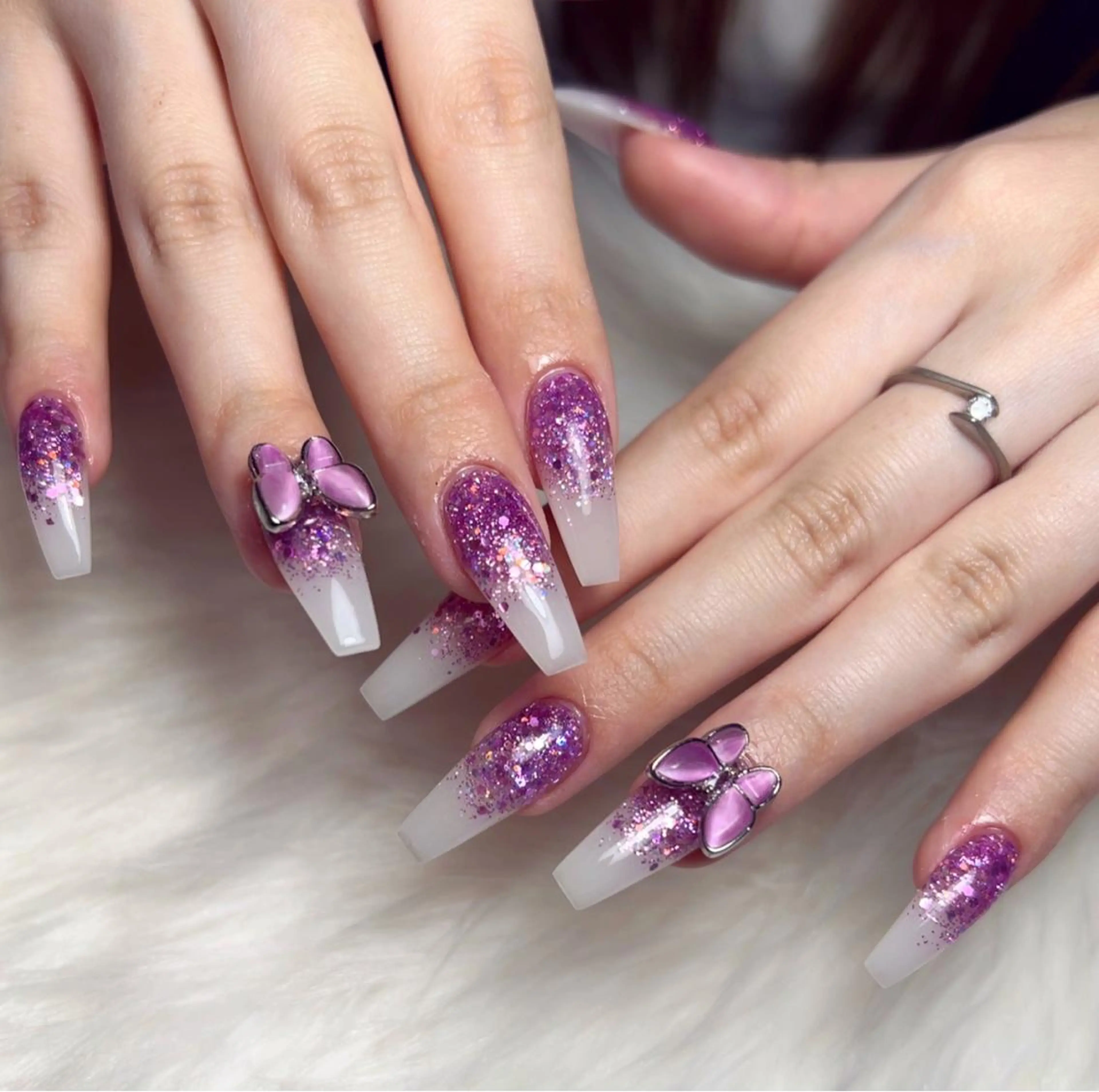 セミロング ネイル nail salon azuのネイルデザイン