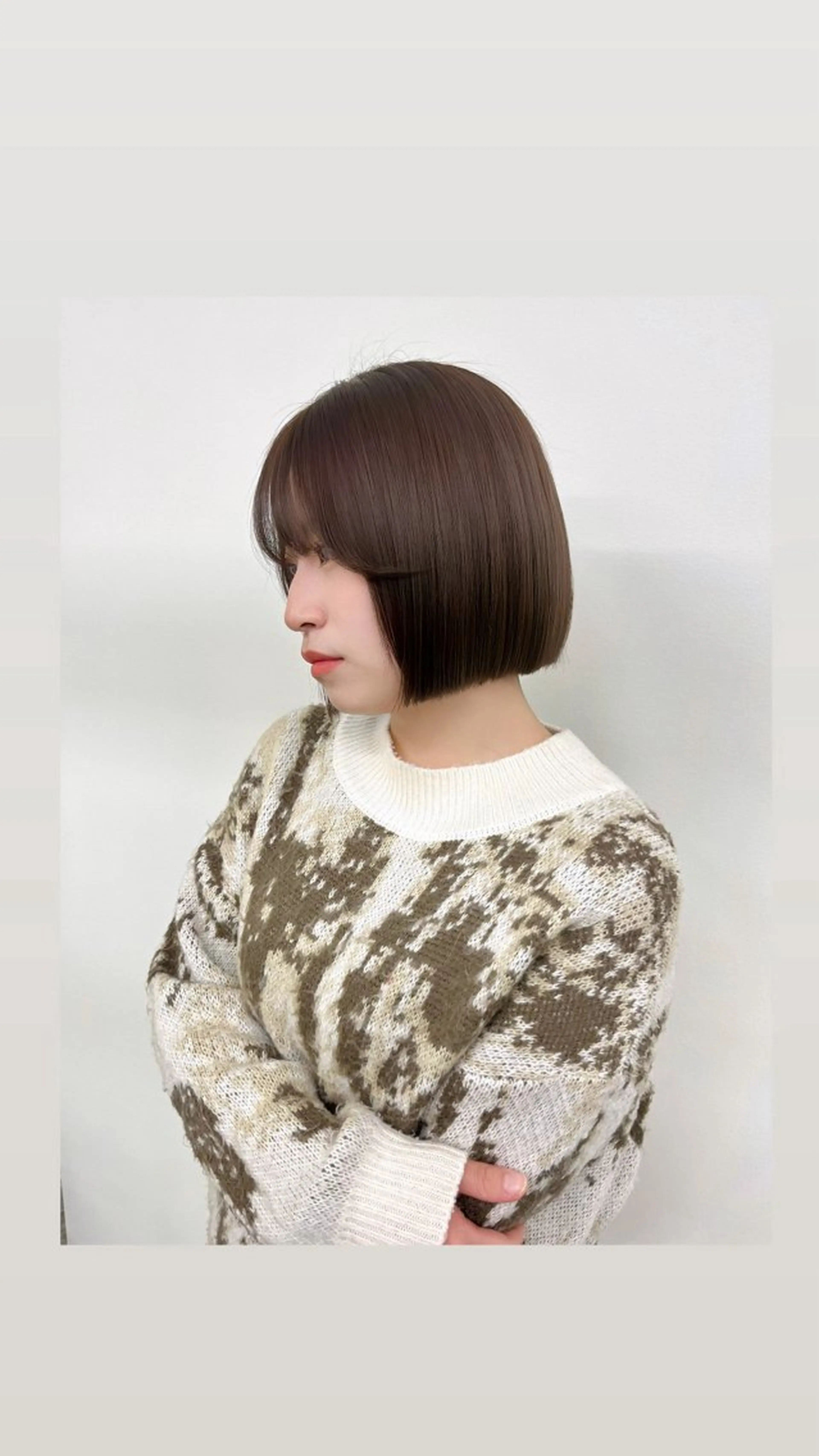 ショート カット ヘアカラー 𝒎𝒂𝒐/ボブ/ 髪質改善‎/河原町のヘアスタイル