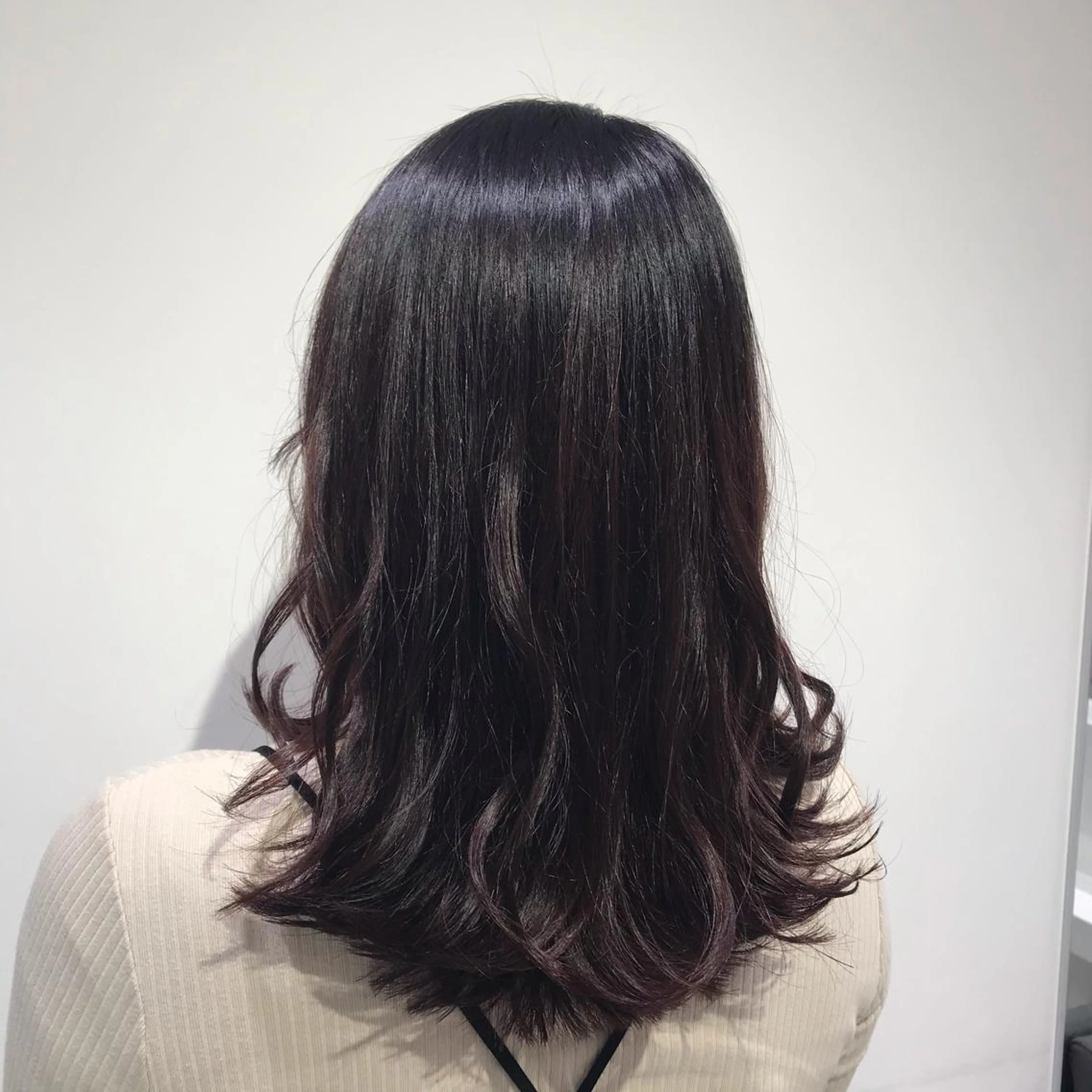 ミディアム カラー グラデーションカラー ラベンダーカラー ラベンダーピンク ピンクカラー カット ヘアカラー トリートメント 暖色カラー🌹 中山由梨のヘアスタイル