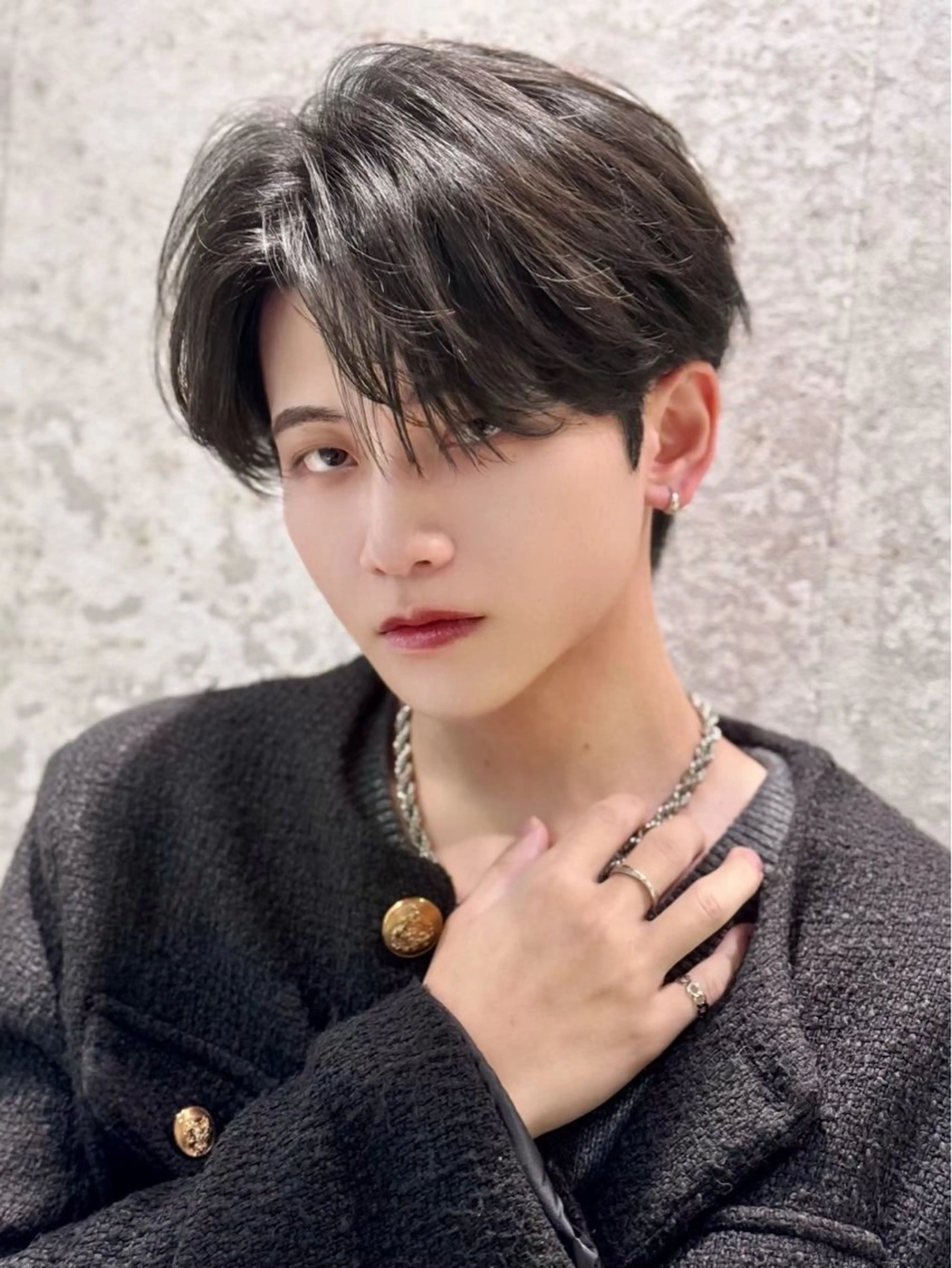 メンズ ブリーチなしW🎀 髪質改善/はのんのヘアスタイル