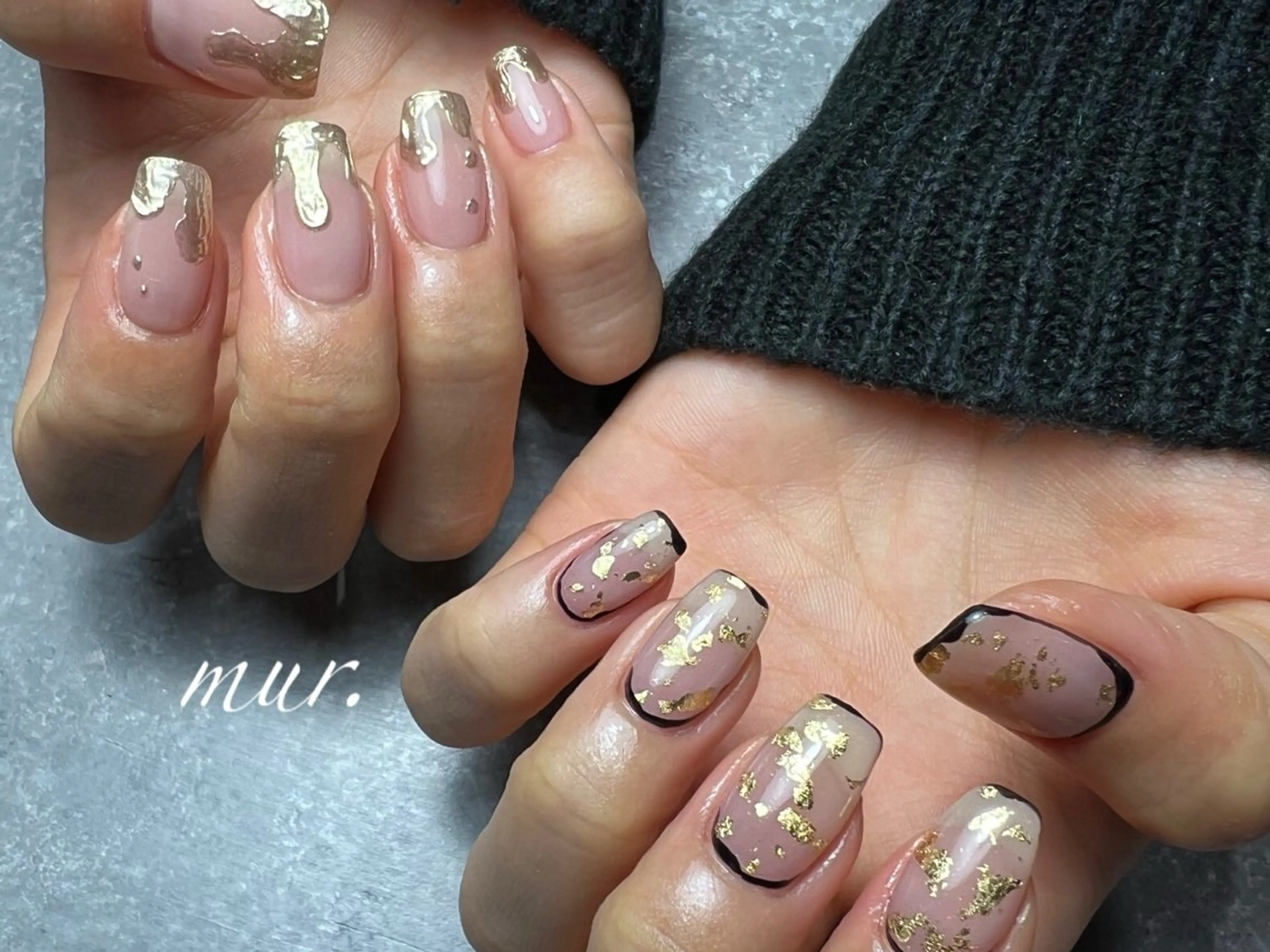 ネイル クリアネイル 成人式 ジェルネイル 韓国ネイル ミラーネイル nailsalon mur.のネイルデザイン