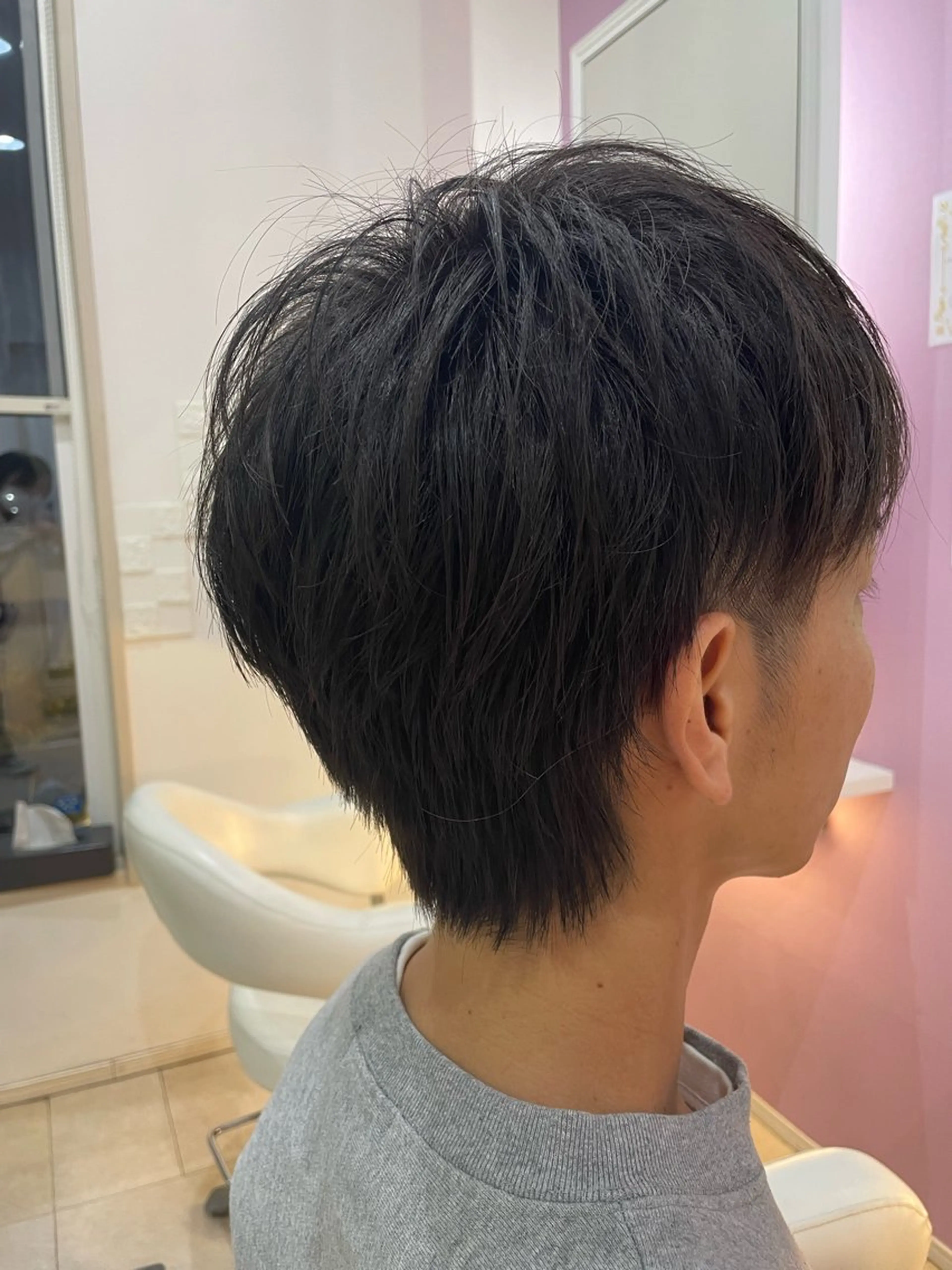 メンズ 加藤 亜実のヘアスタイル