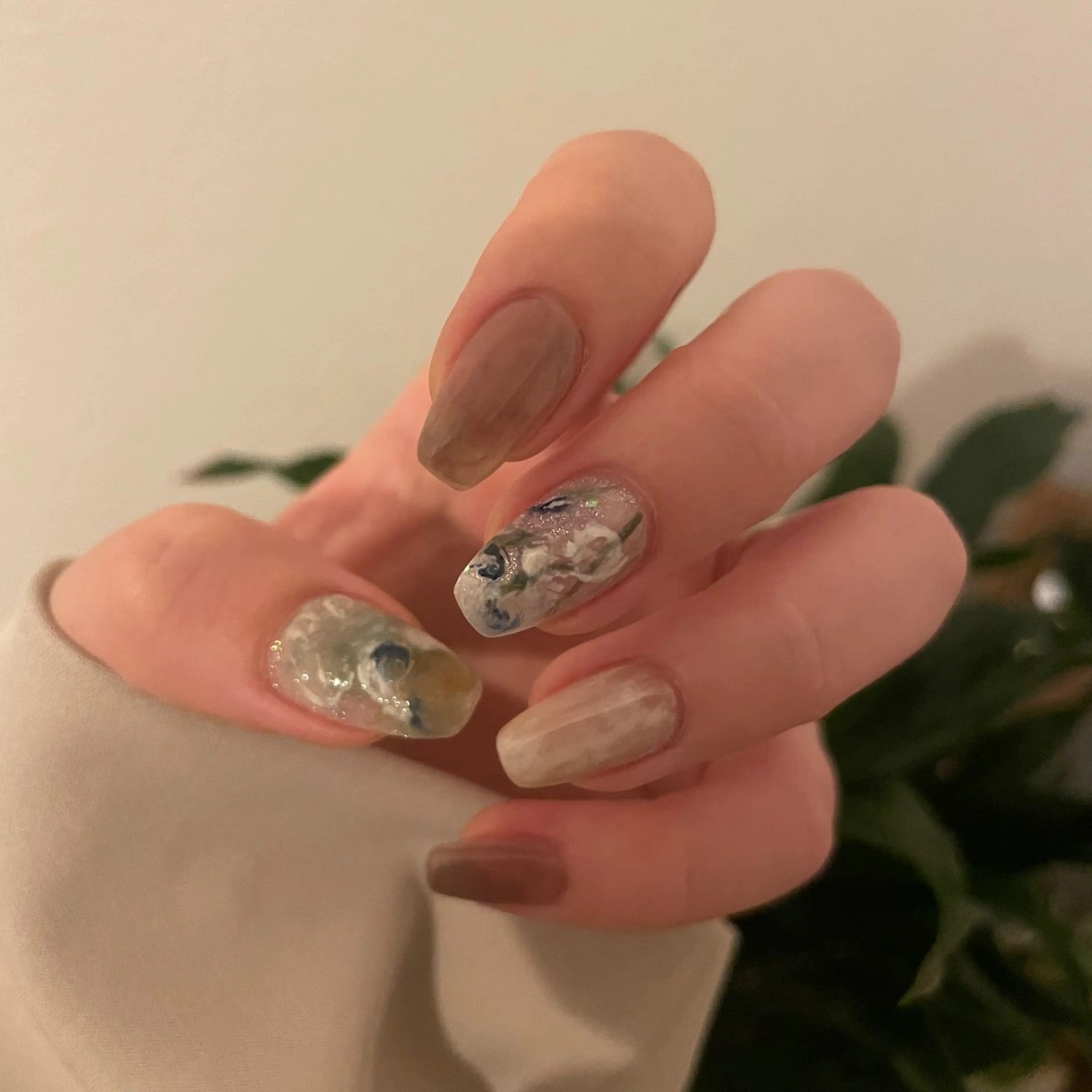ネイル ハンドネイル nail 𓂃miyuのネイルデザイン
