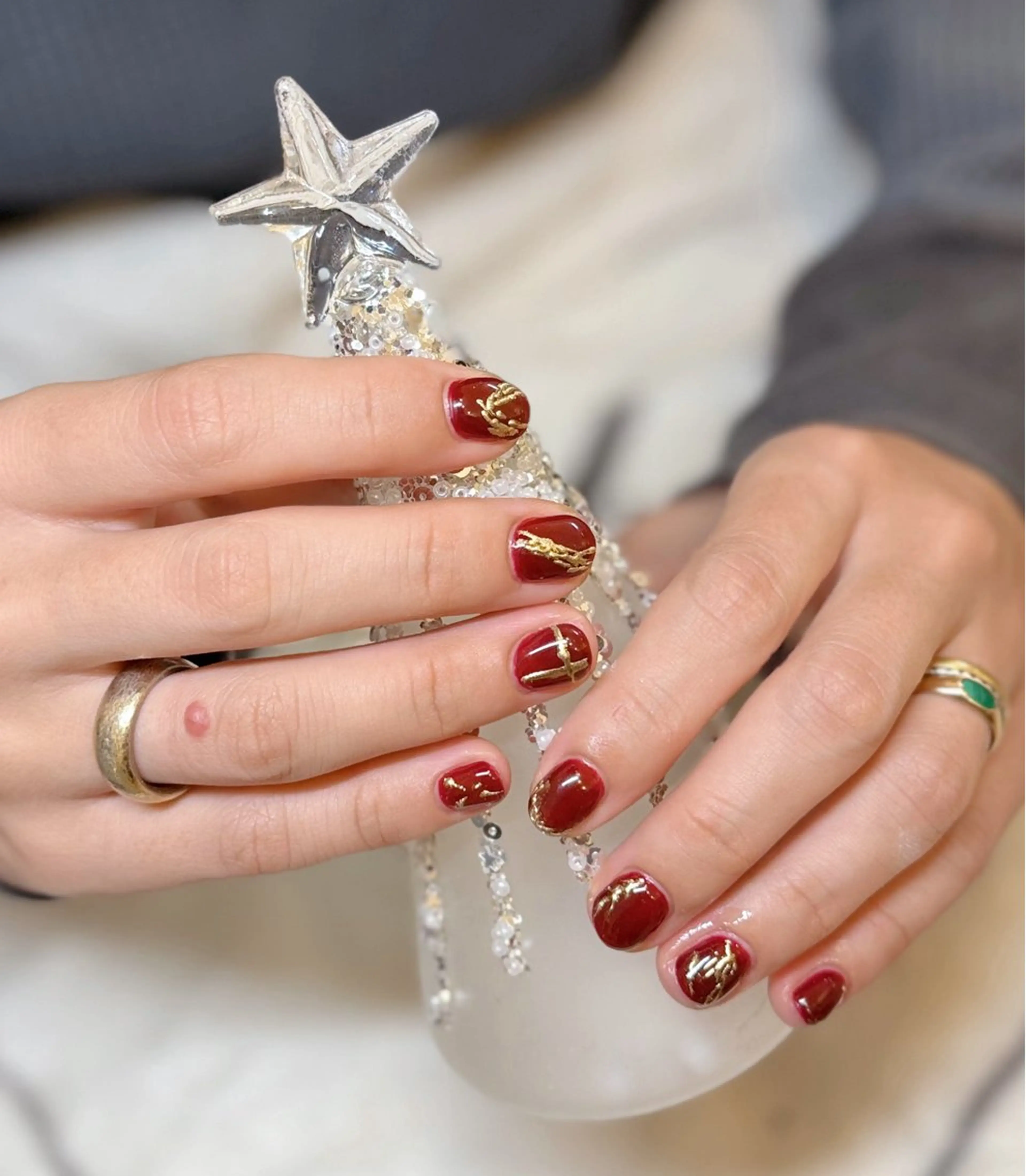 ネイル メンズネイル ミラーネイル ワンカラーネイル ハンドネイル マイムネイル所属・MIMnail Shingoのネイルデザイン