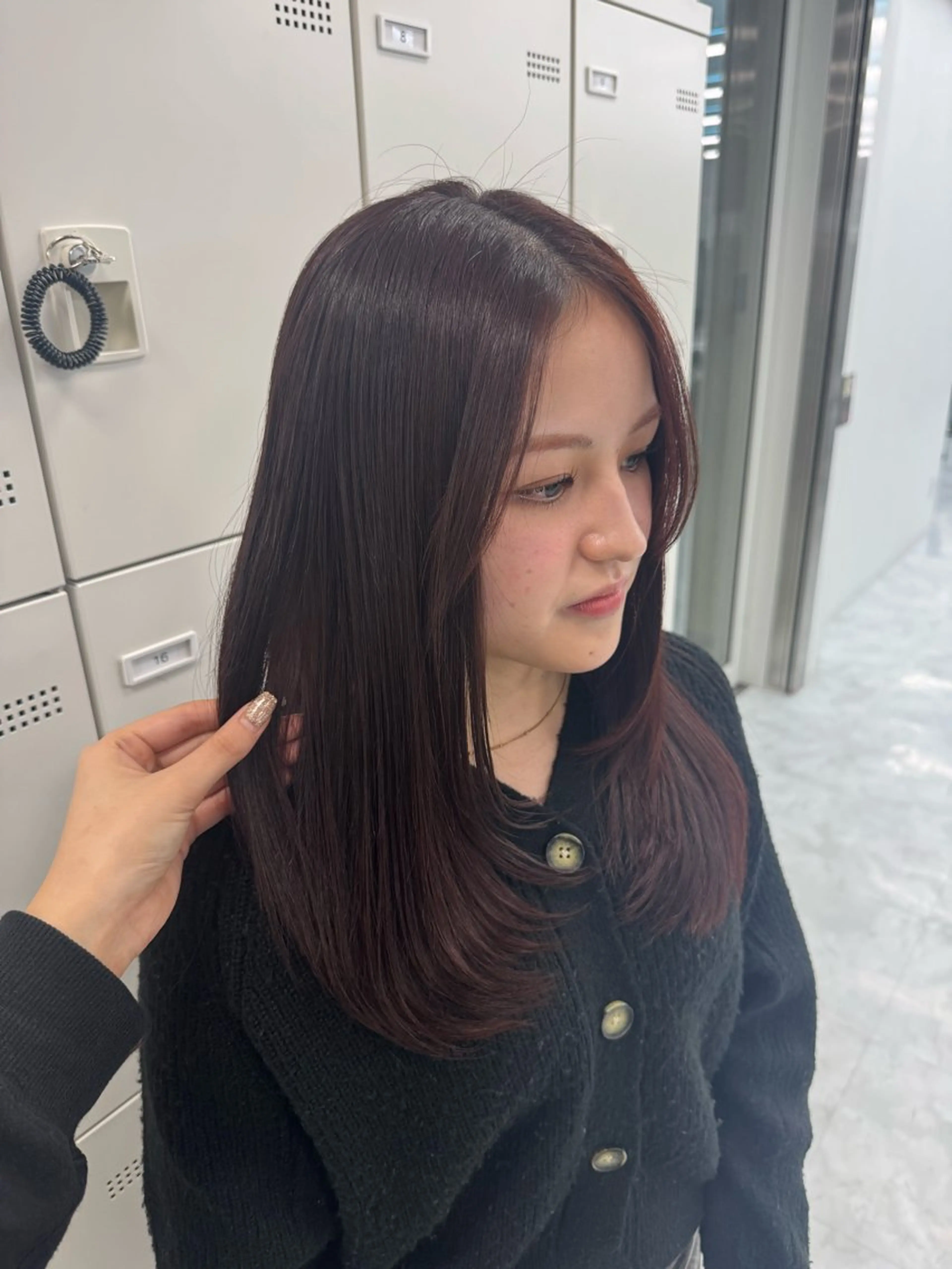 カラー noa🫧ナチュラル 艶感🏹グレージュのヘアスタイル