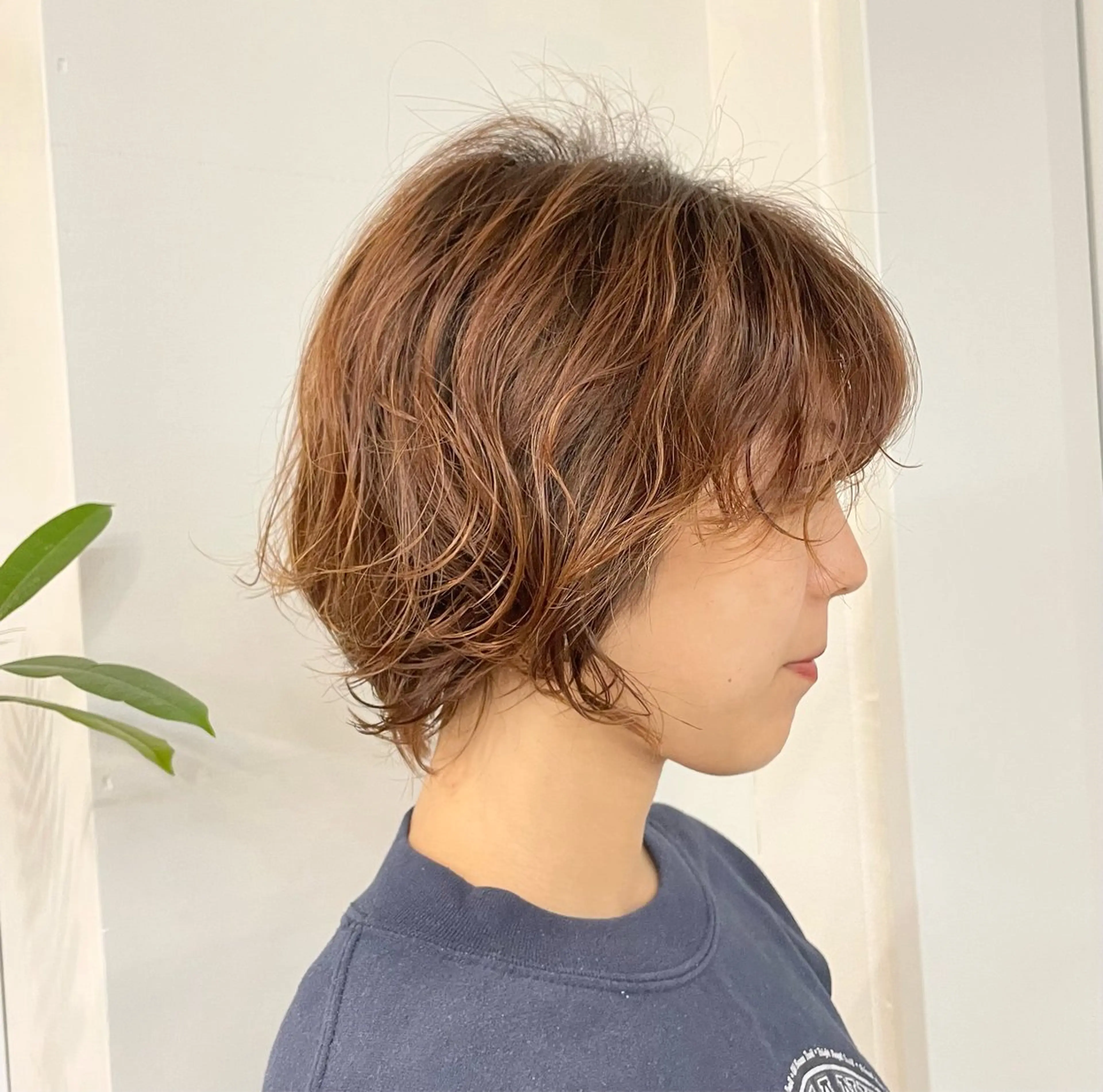 ショート ヘアセット hana✂︎メンズ ニュアンスパーマのヘアスタイル