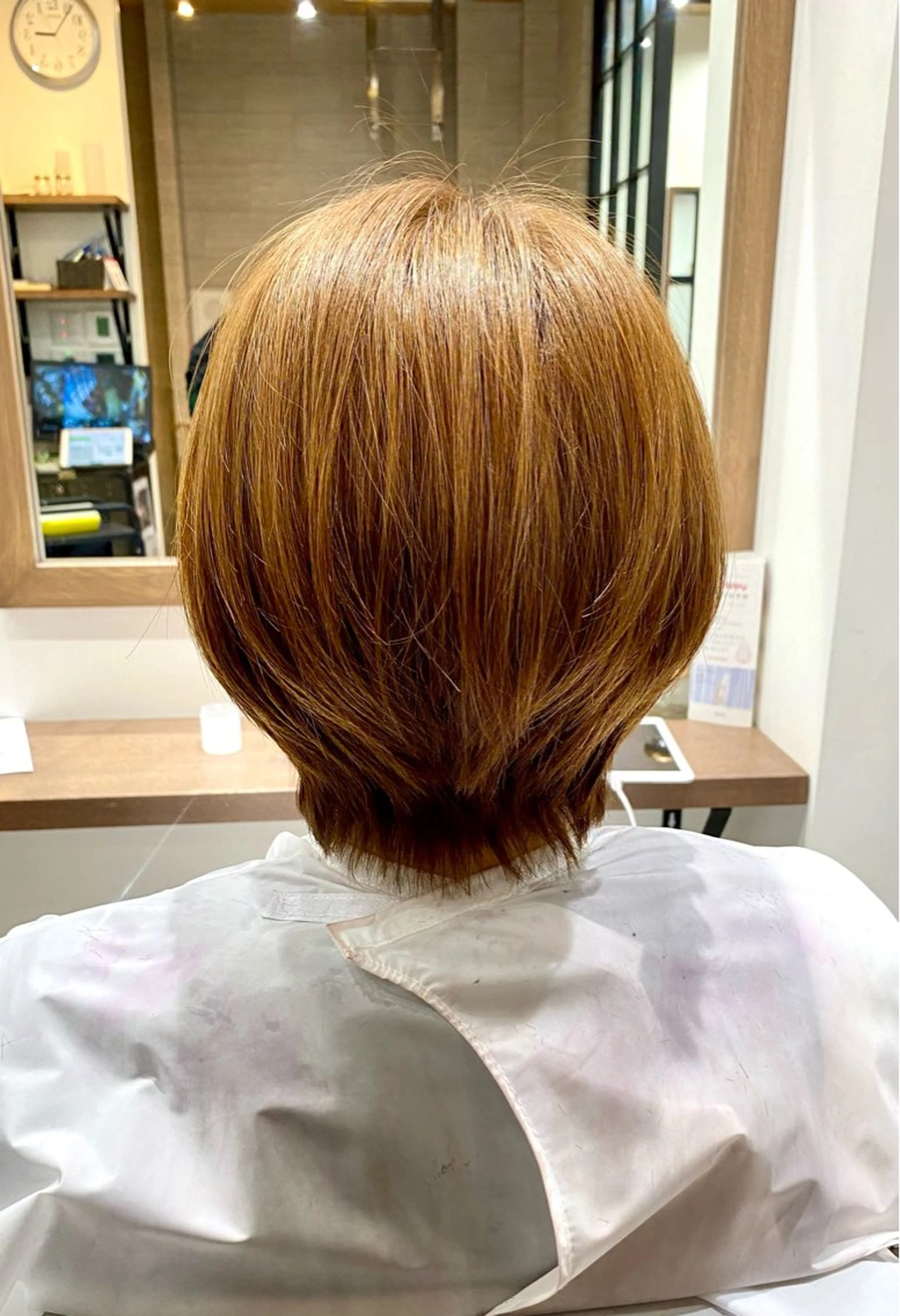 ショート カラー 丸みショート ショートヘア カット ヘアカラー トリートメント 🎨まちだ💠 髪質改善N°ricoのヘアスタイル