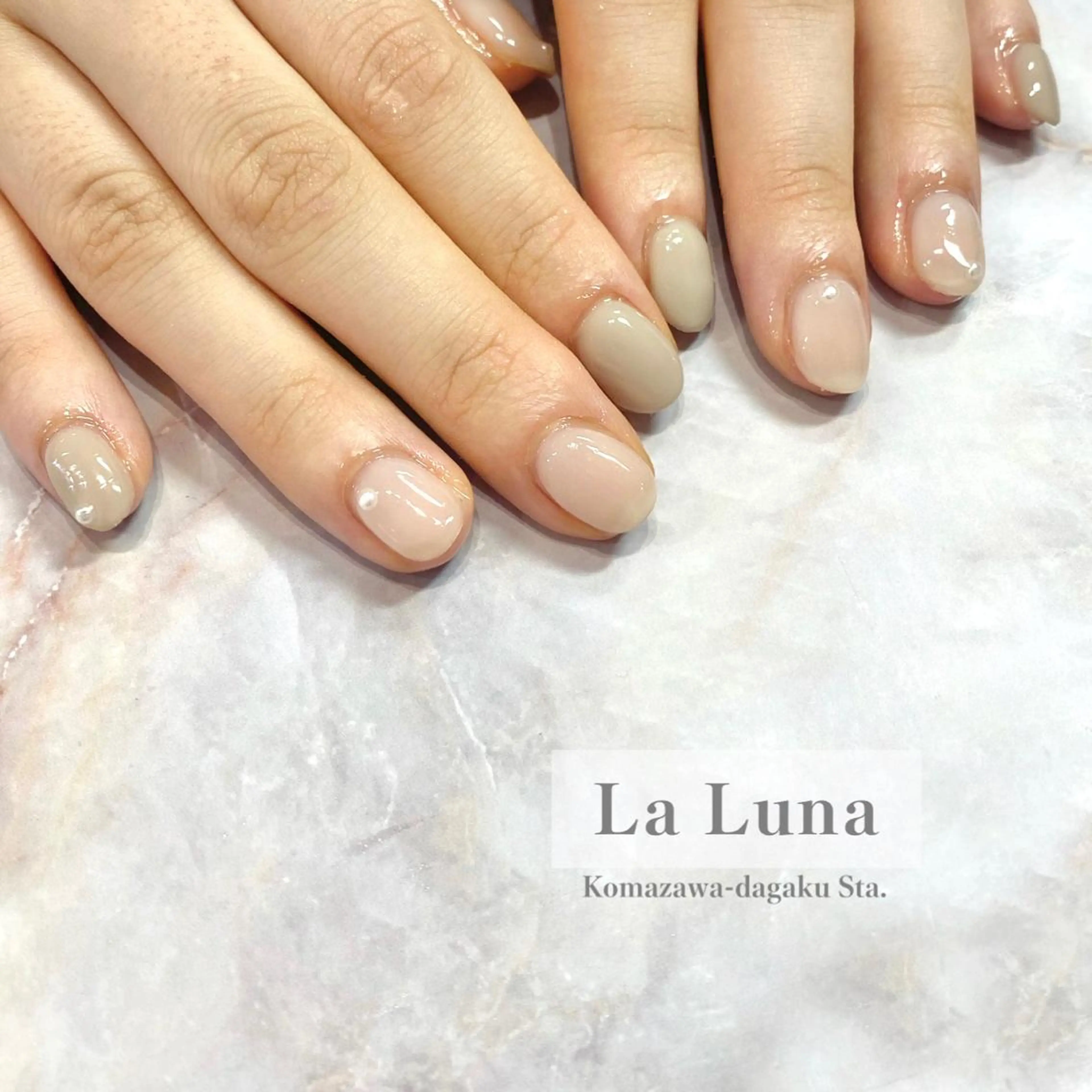 ネイル ワンカラーネイル ＬａＬｕｎａ🌙 natsukiのネイルデザイン