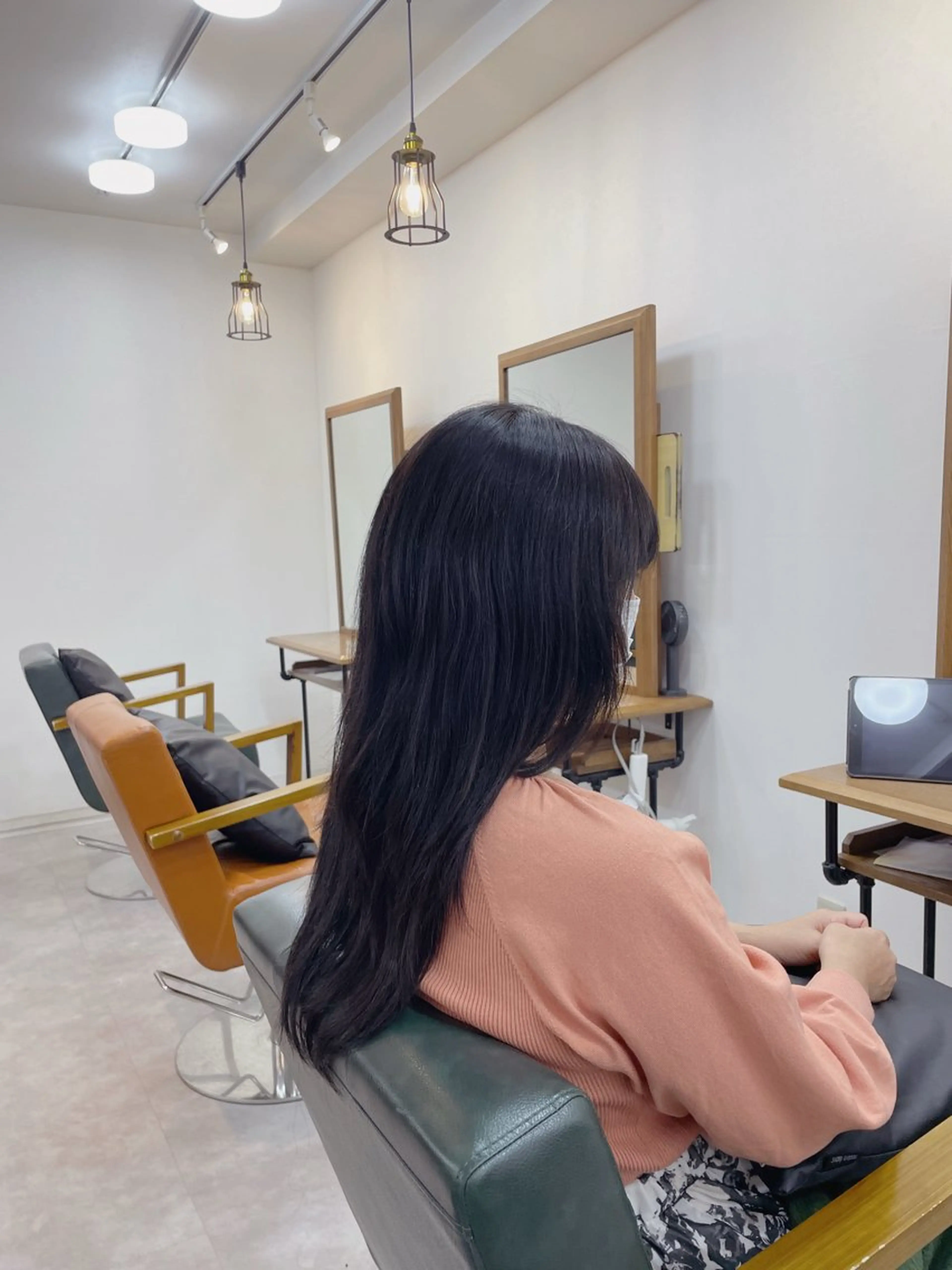 ロング モデル募集中lore 中村かれんのヘアスタイル