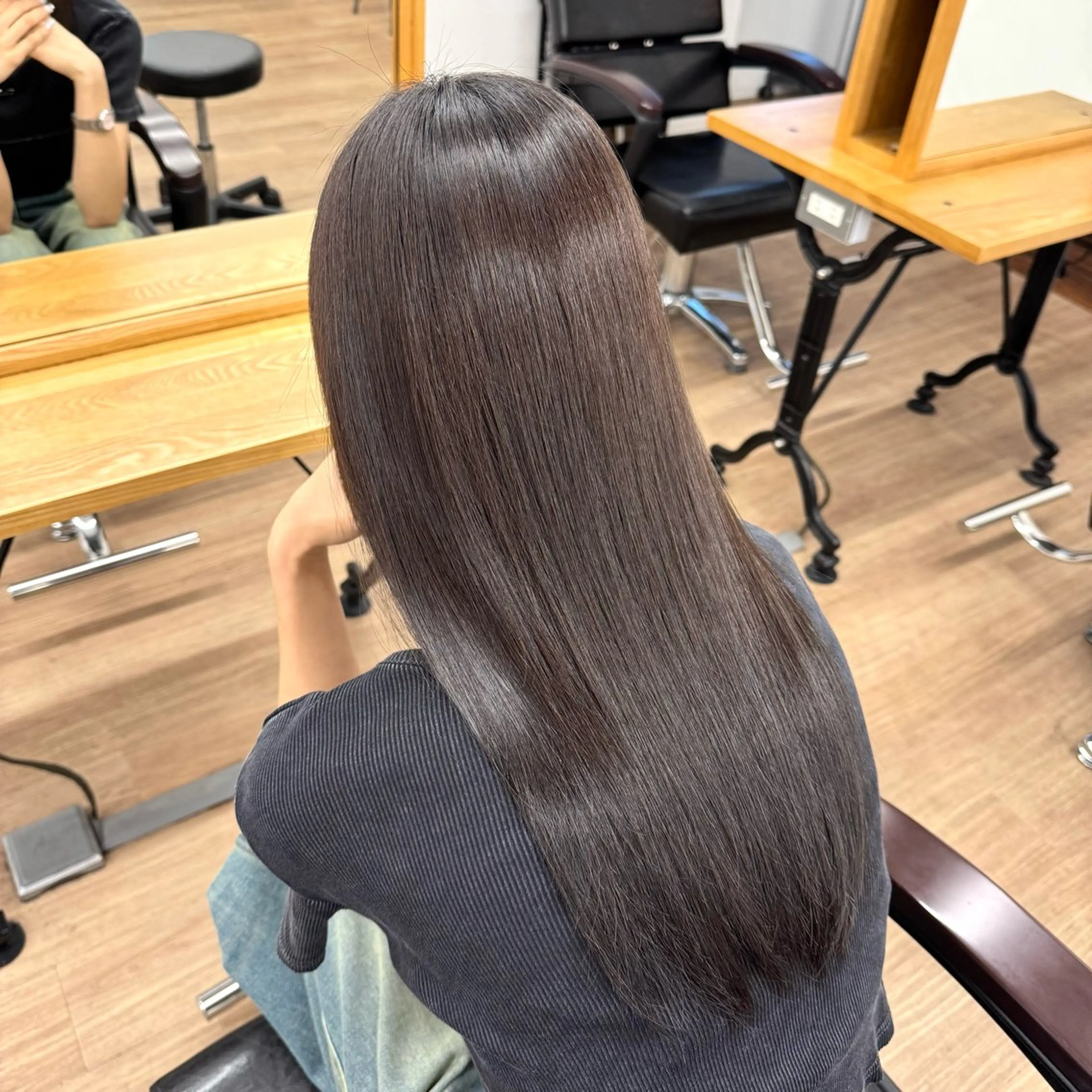 ロング ヘアカラー トリートメント Peeps&suu（ピープスアンドスー）所属・藤原航/艶髪 /カラーモデル募集のヘアスタイル
