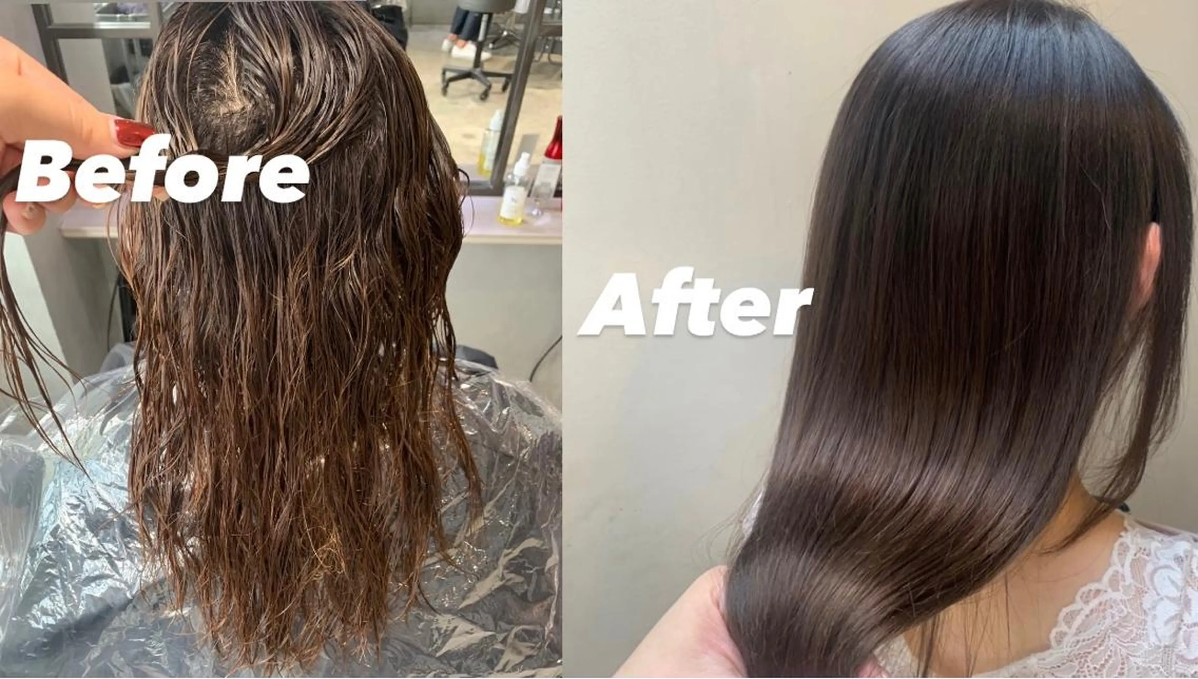 セミロング カラー ヘアアレンジ ブリーチ ブリーチなしカラー LIBERTE所属・再現度&髪質改善 LISAのヘアスタイル