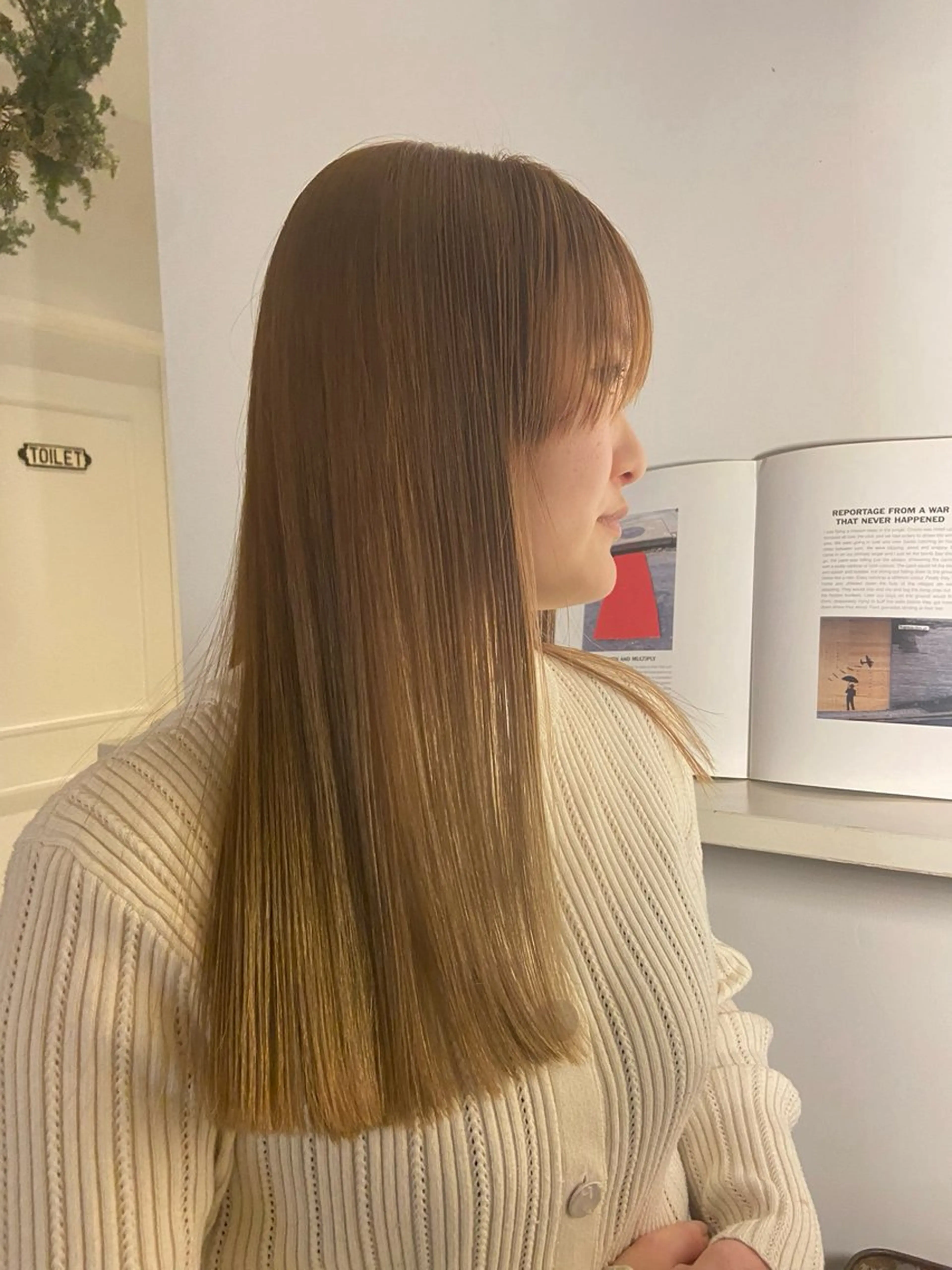 ロング カラー ブリーチ ヘアカラー kai 今泉　Musiiikのヘアスタイル