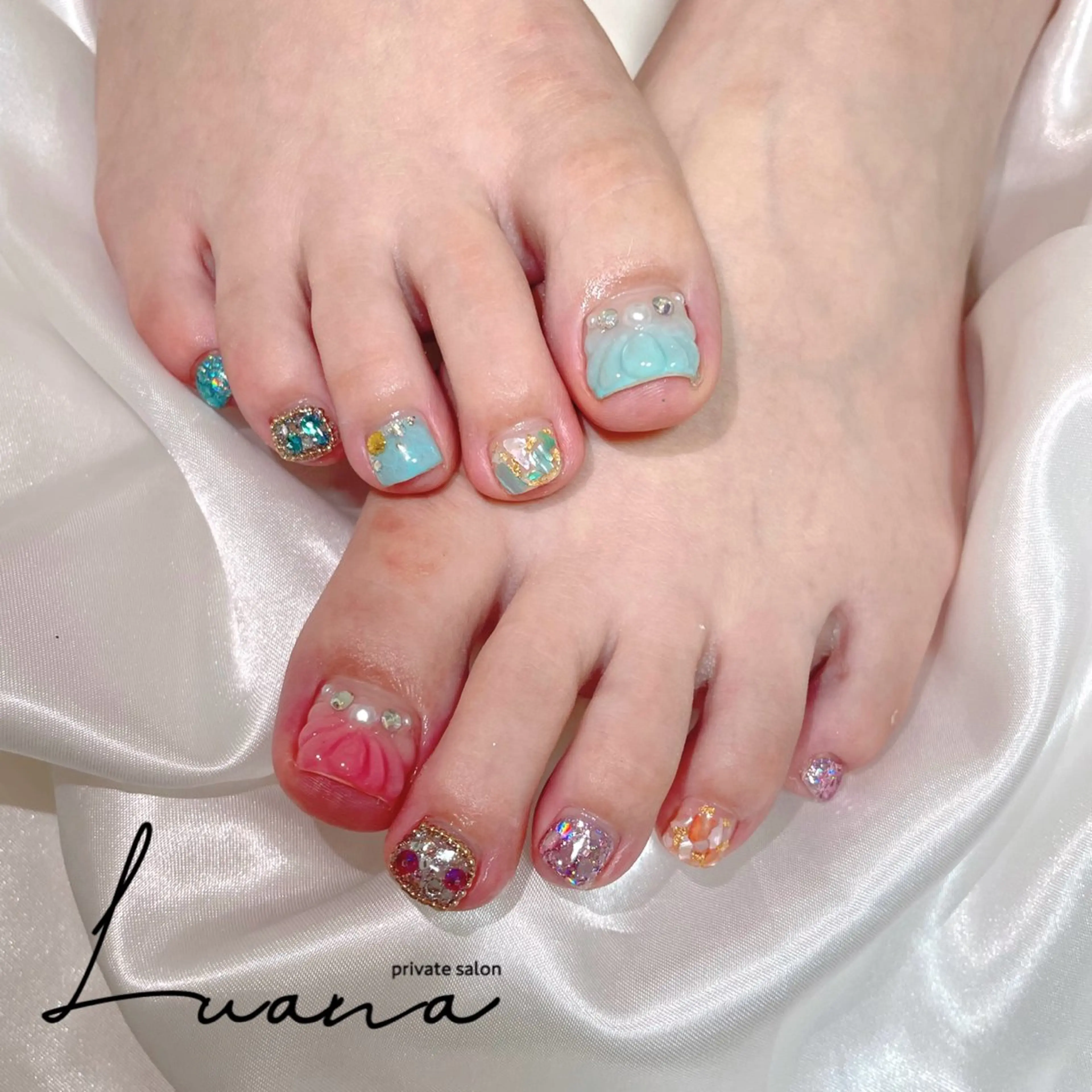 ネイル フットネイル Luana Aoiのネイルデザイン