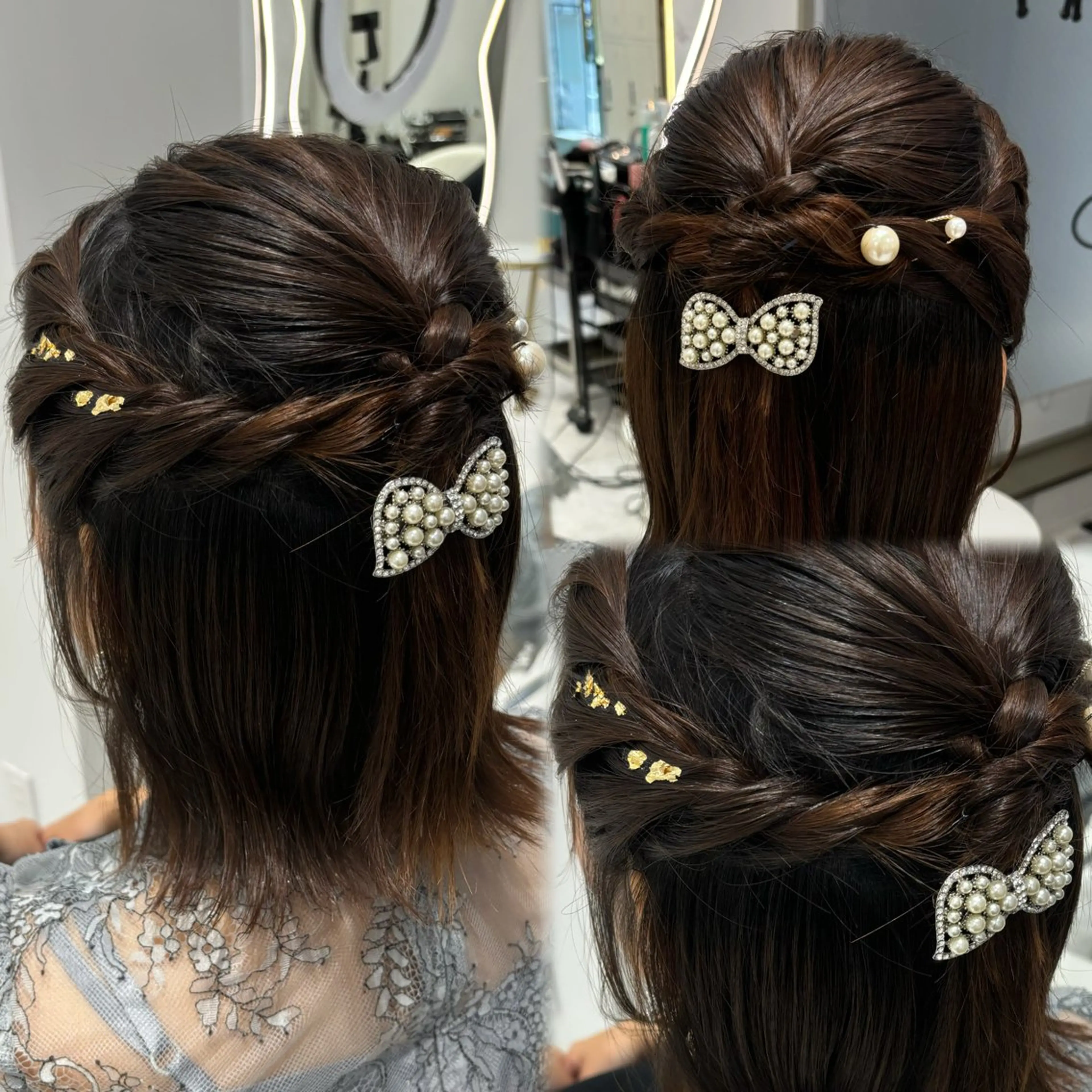 ヘアアレンジ ハーフアップ ヘアセット eclala所属・後藤 瑠菜のヘアスタイル