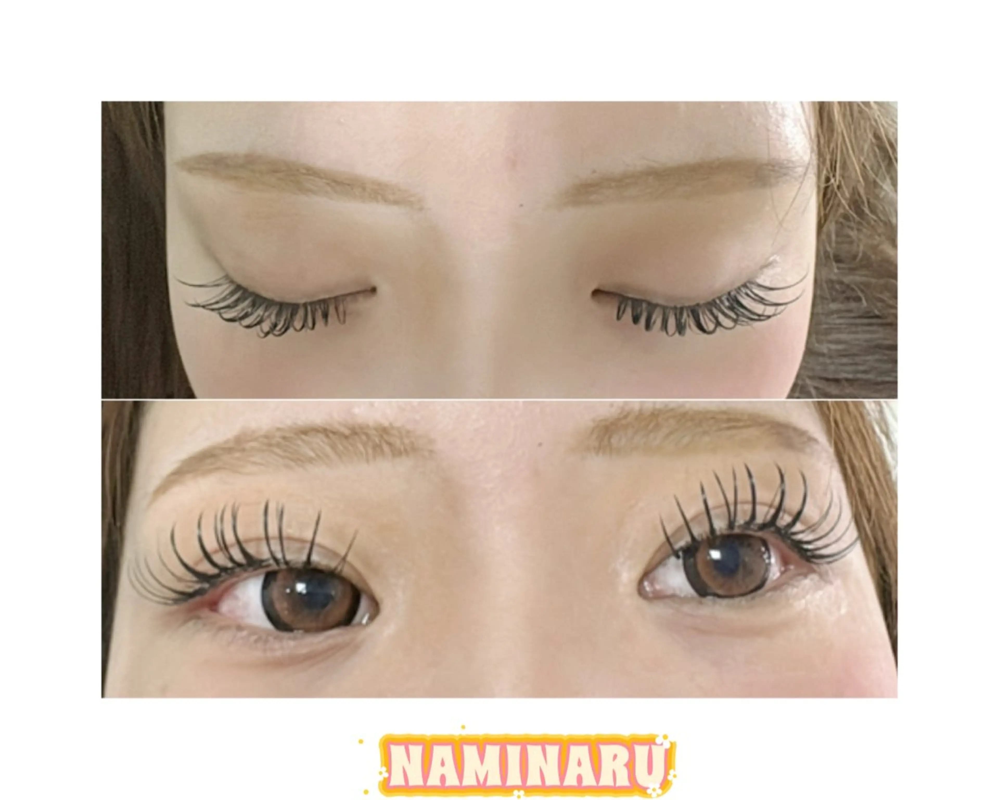 マツエク・マツパ 付け放題 Cカール フラットラッシュ 與儀 美保のマツエク・マツパデザイン