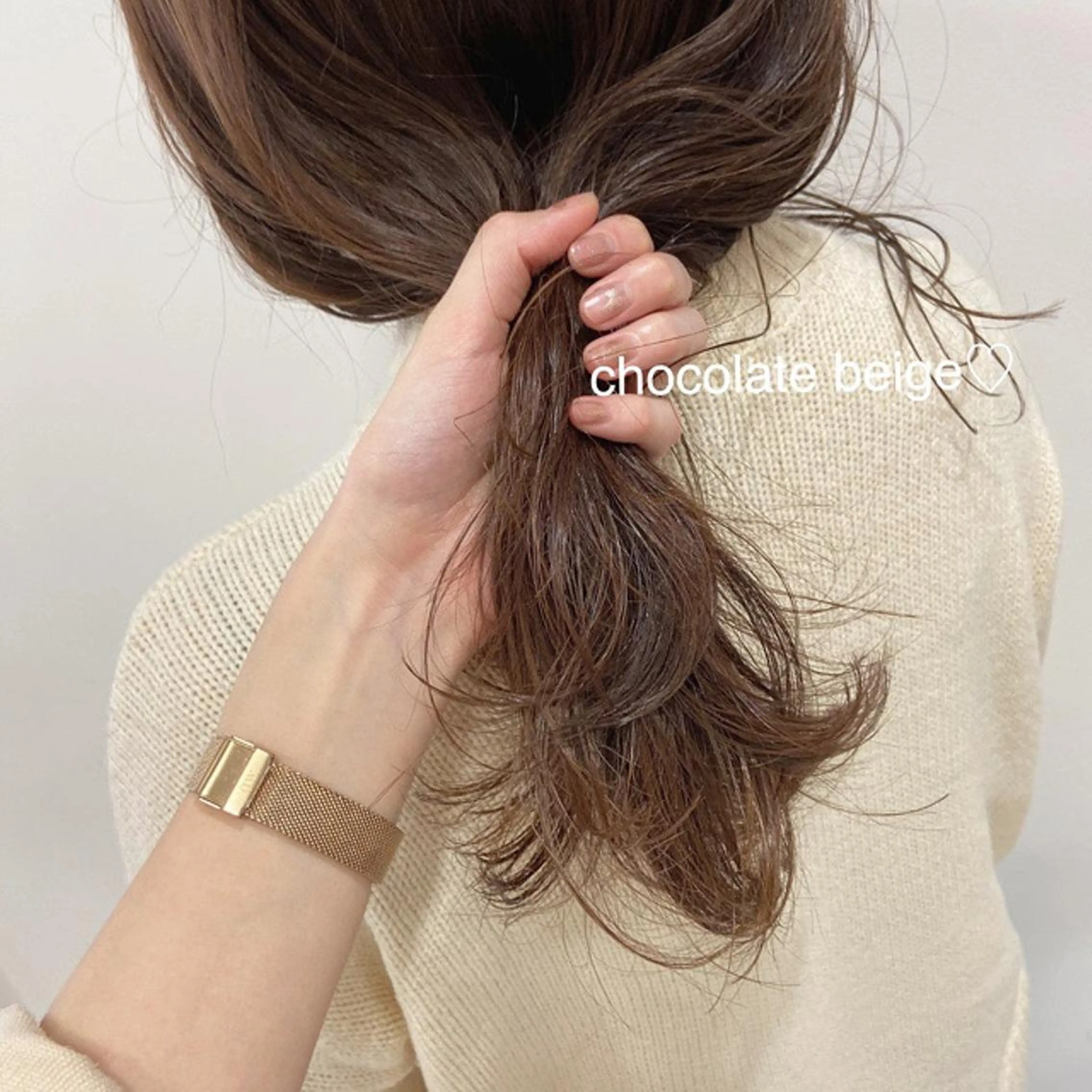 セミロング カラー GLROW haruhiのヘアスタイル