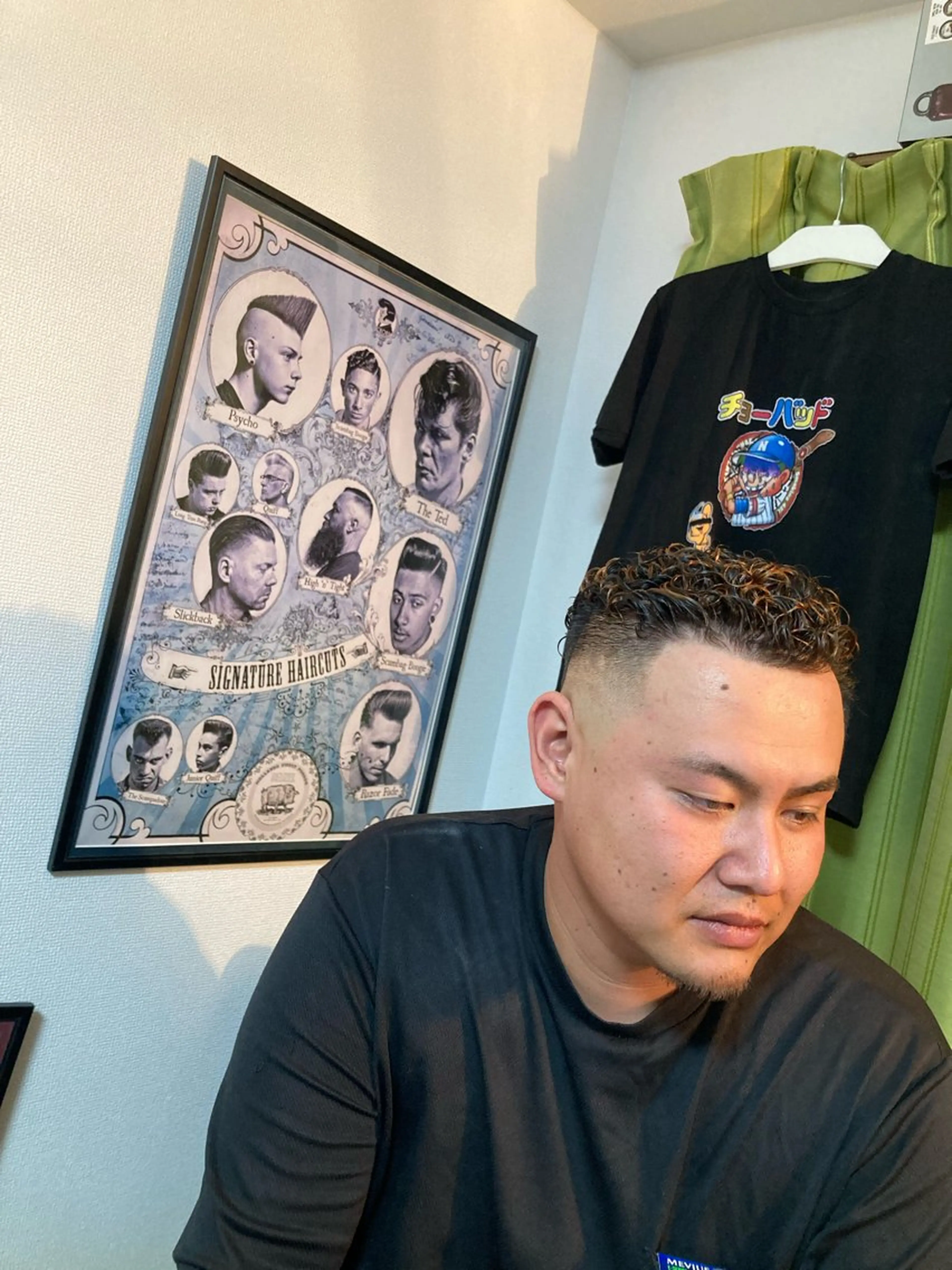 ショート パーマ メンズ メンズパーマ メンズカットYUKIのヘアスタイル