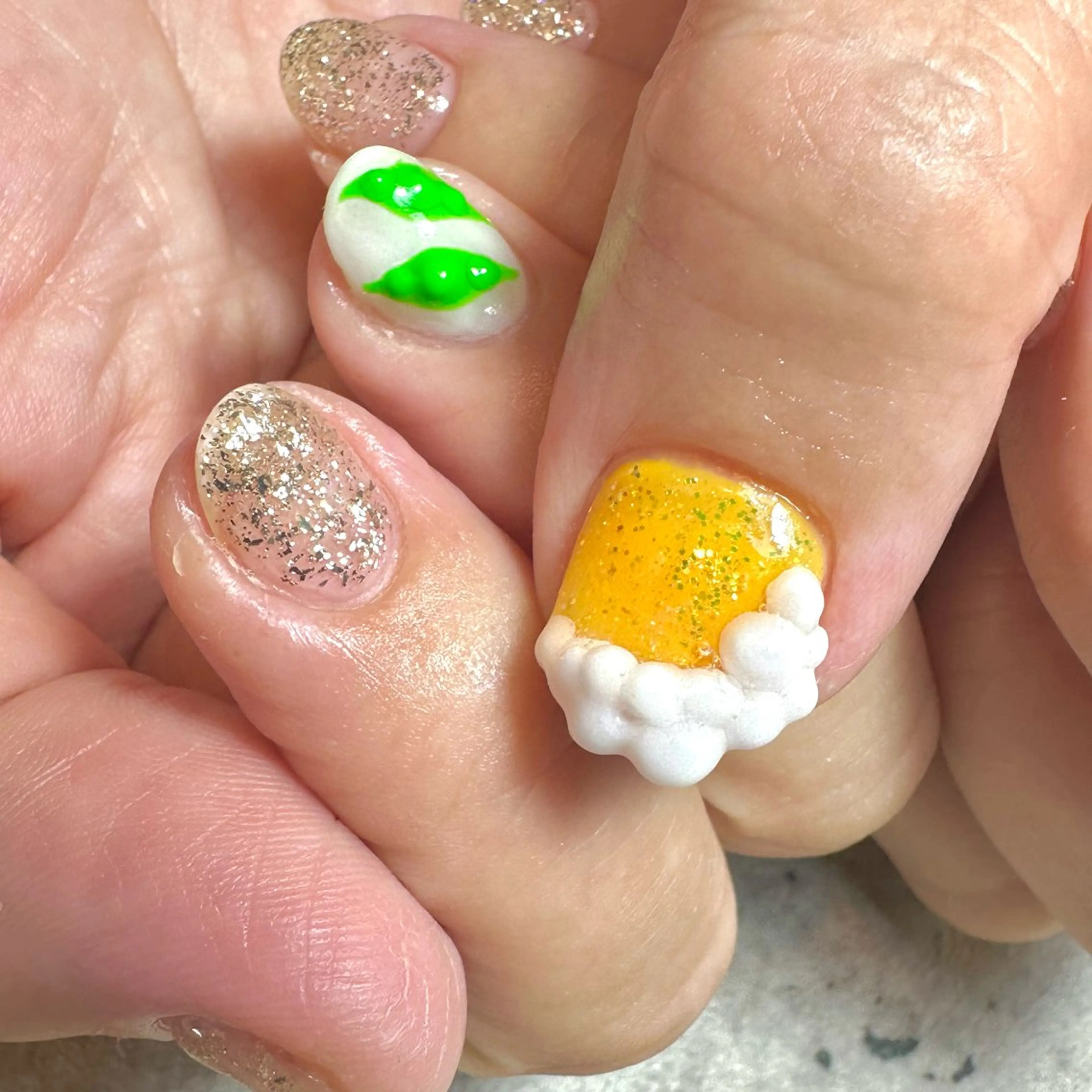 ネイル アートネイル ハンドネイル フットネイル GéRanium Harukaのネイルデザイン