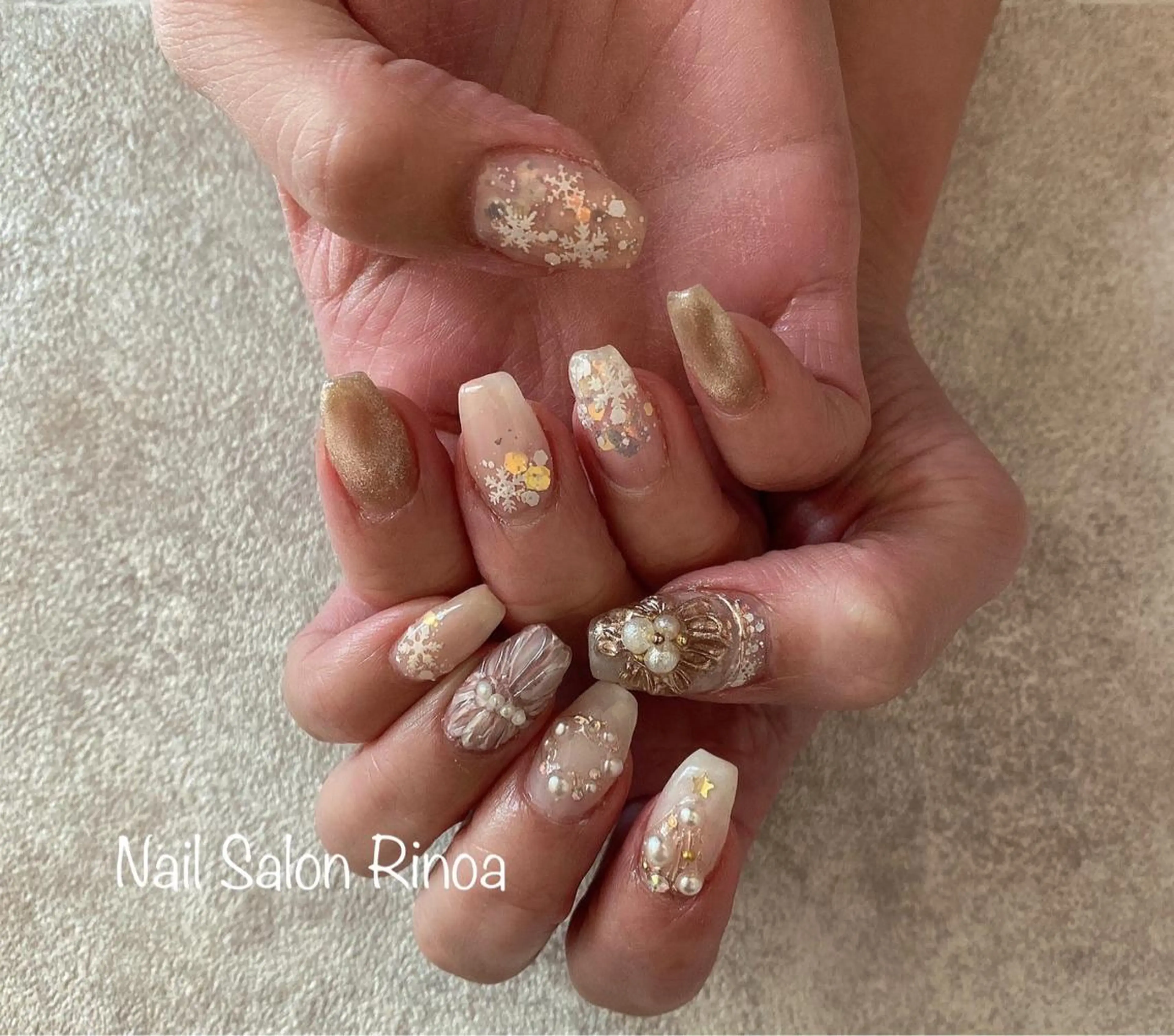 ネイル Nail Salon Rinoaのネイルデザイン