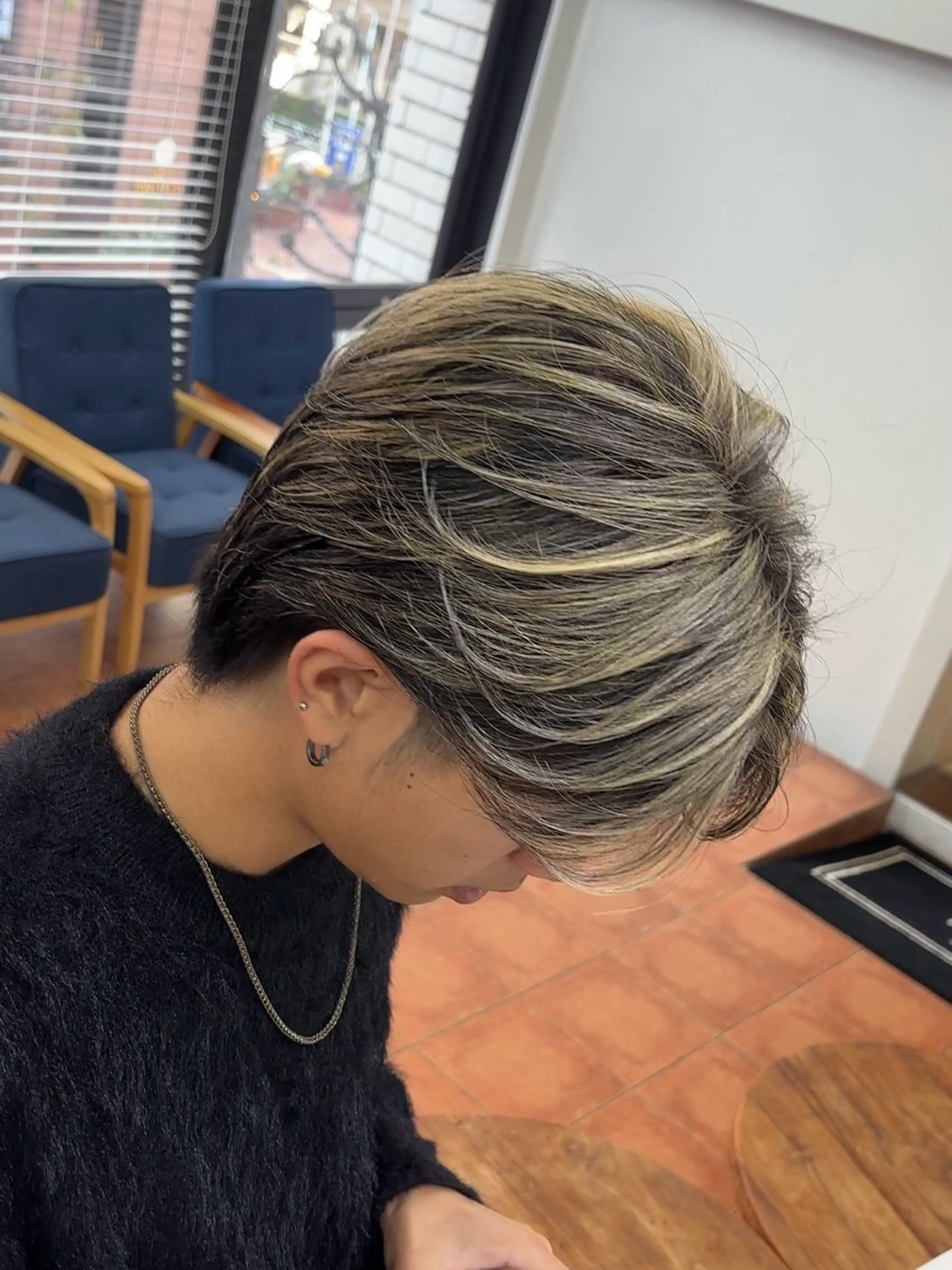 カラー メンズ クリスマス メンズカット ‪‪/メッシュのヘアスタイル
