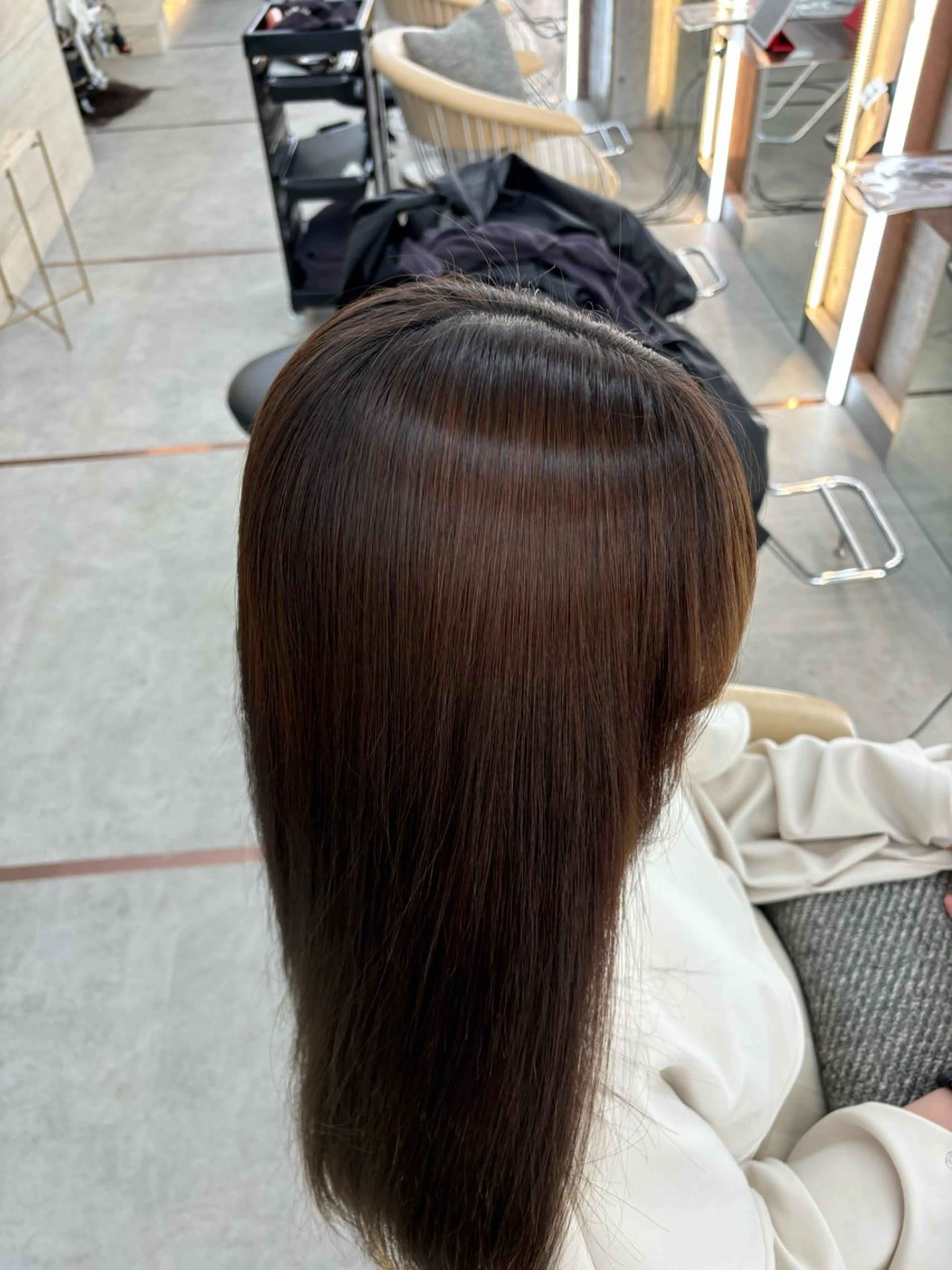 ロング カラー パーマ 縮毛矯正 トリートメント ショート/レイヤー 特化🩵パーマ🫧のヘアスタイル