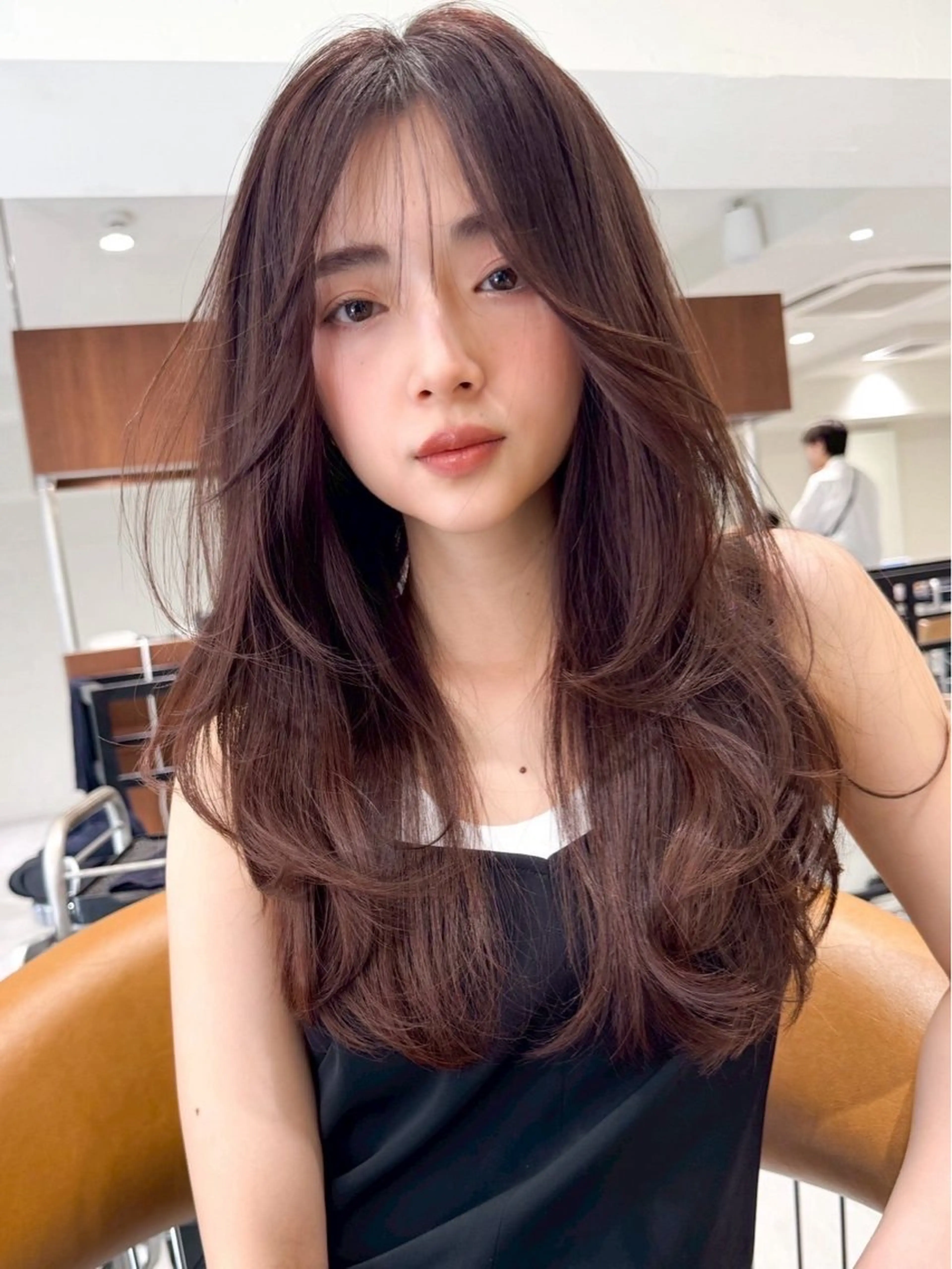 ロング カラー ✨レイヤーカット/透 名感カラー特化✨のヘアスタイル