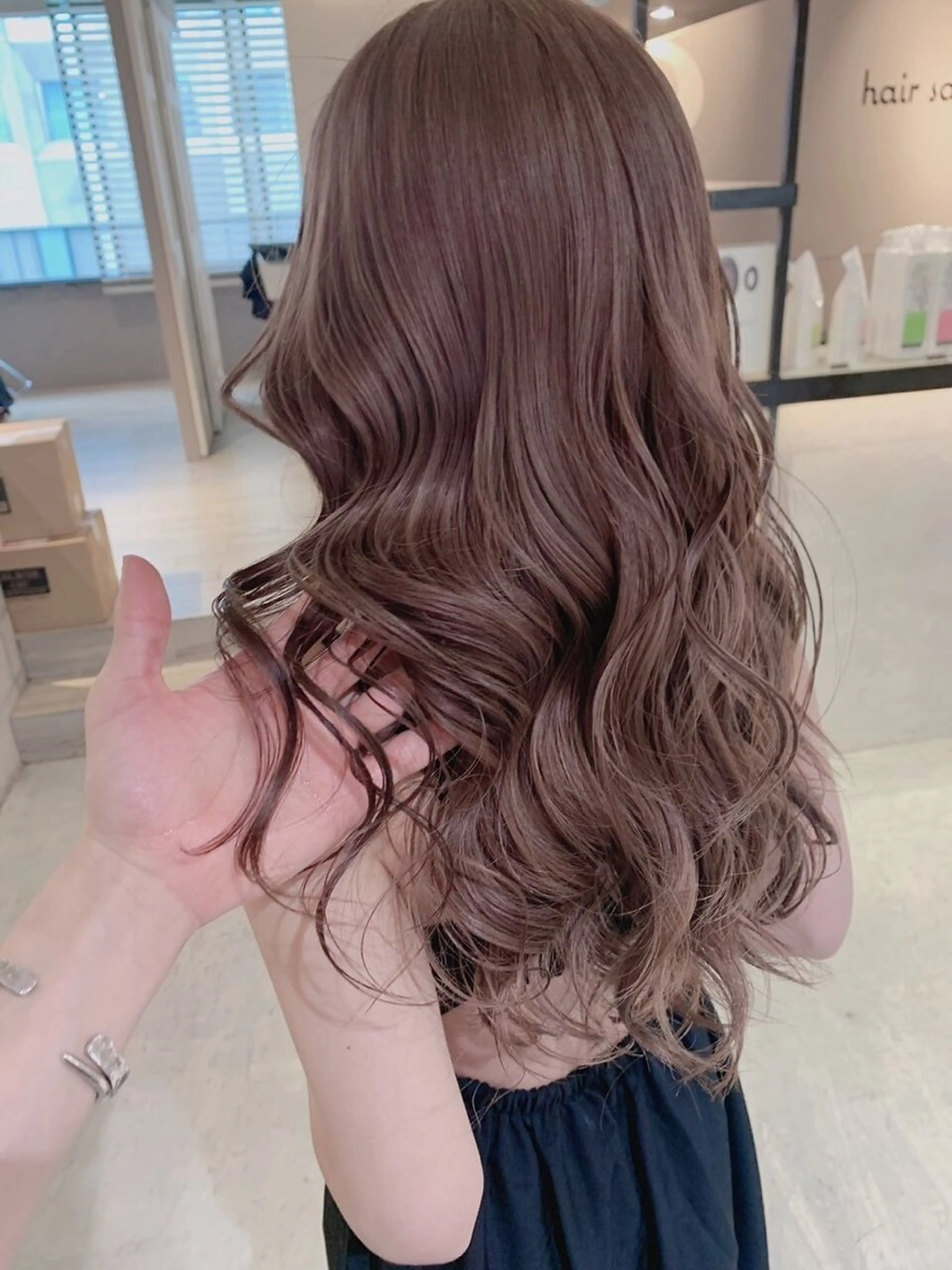 ロング カラー ブリーチ 透明感カラー ヘアカラー トリートメント 韓国ヘア特化 TAKESHIのヘアスタイル