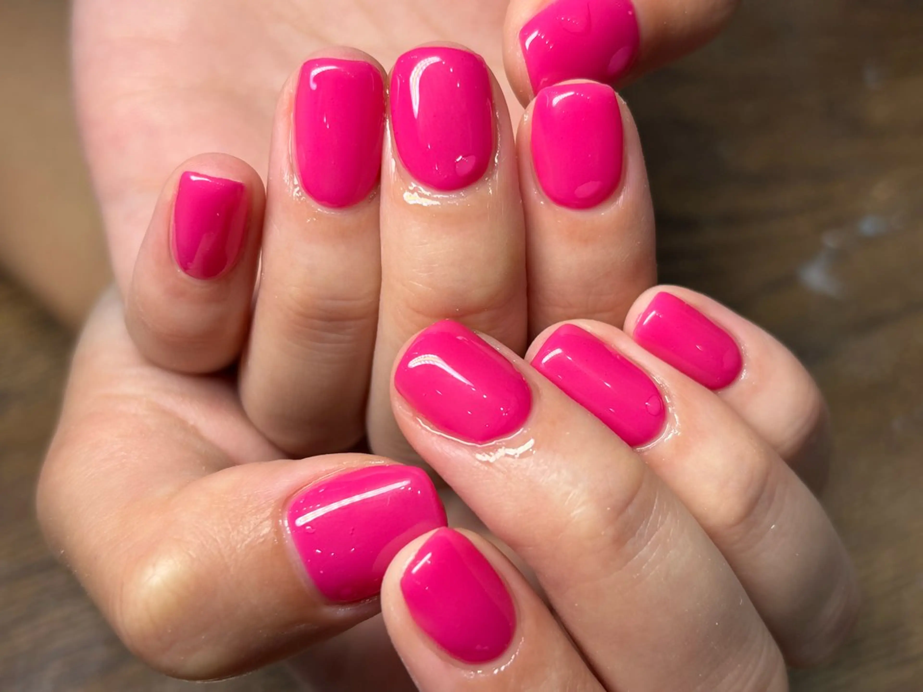 ネイル ピンク ショートネイル NICO nail中野所属・辻 果楠のネイルデザイン