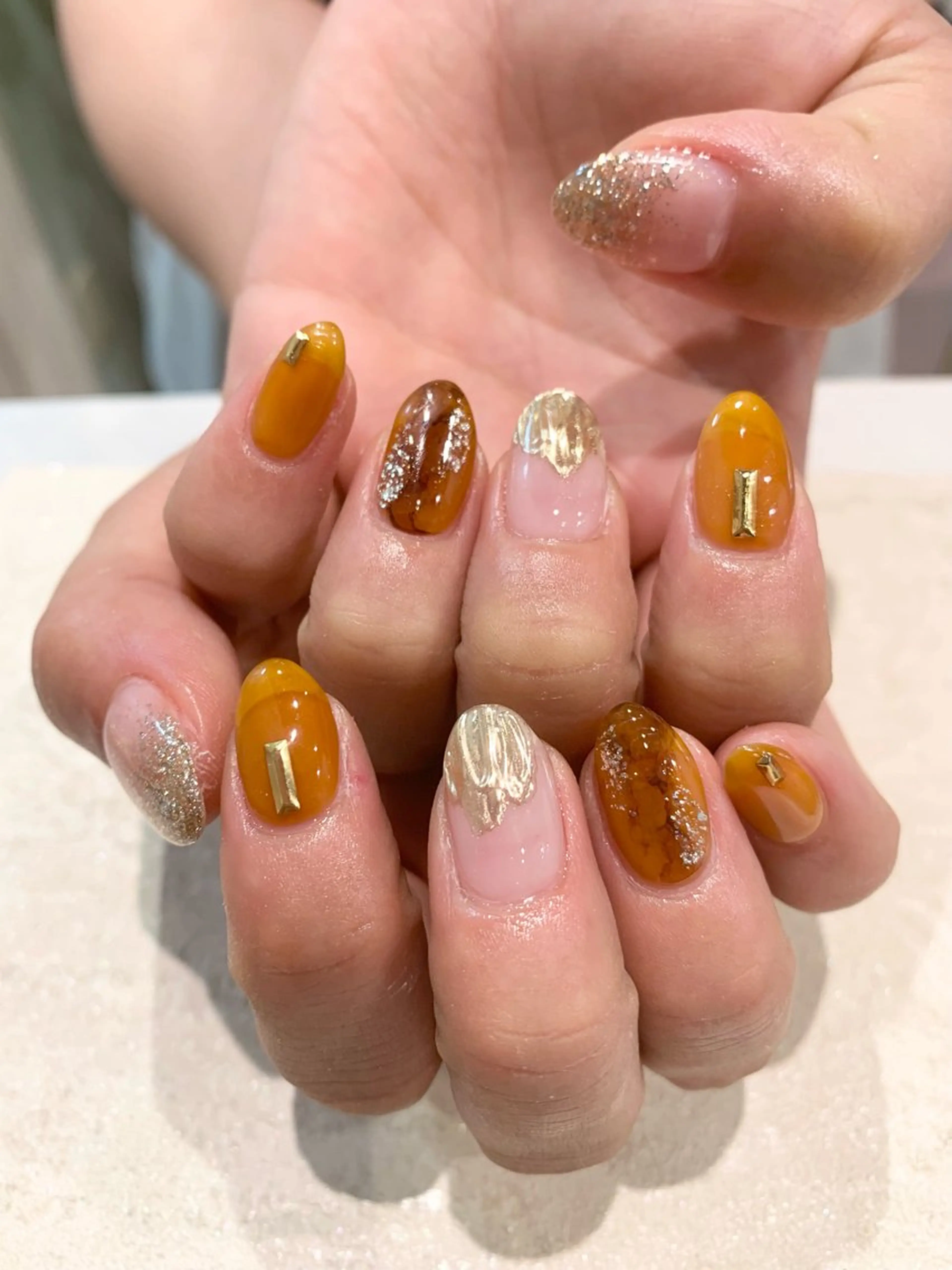 ネイル ハンドネイル ecrin 💎 mayuのネイルデザイン