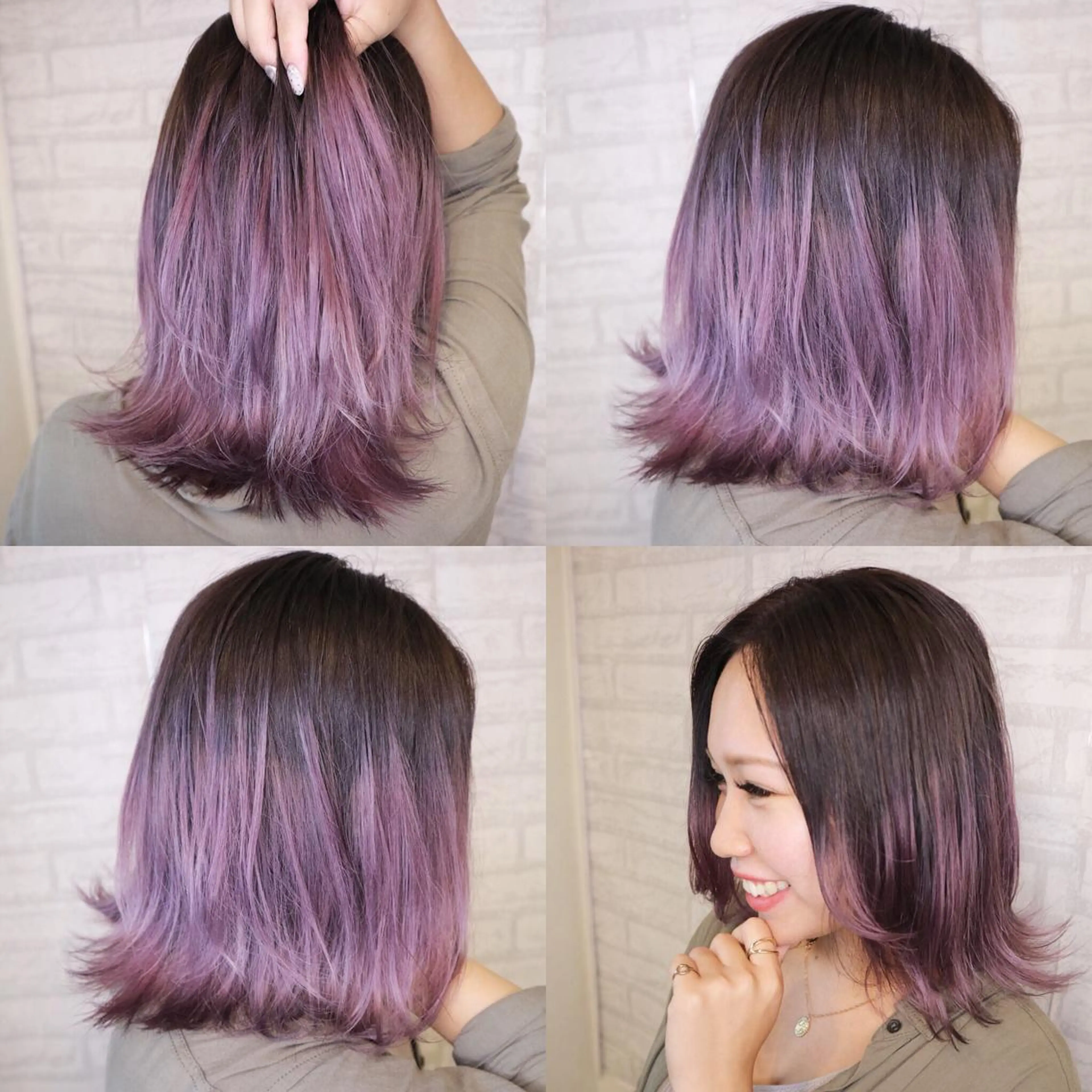 ショート カラー ラベンダーカラー ラベンダーピンク ピンクカラー ヘアカラー JIL BLAN 京都のヘアスタイル