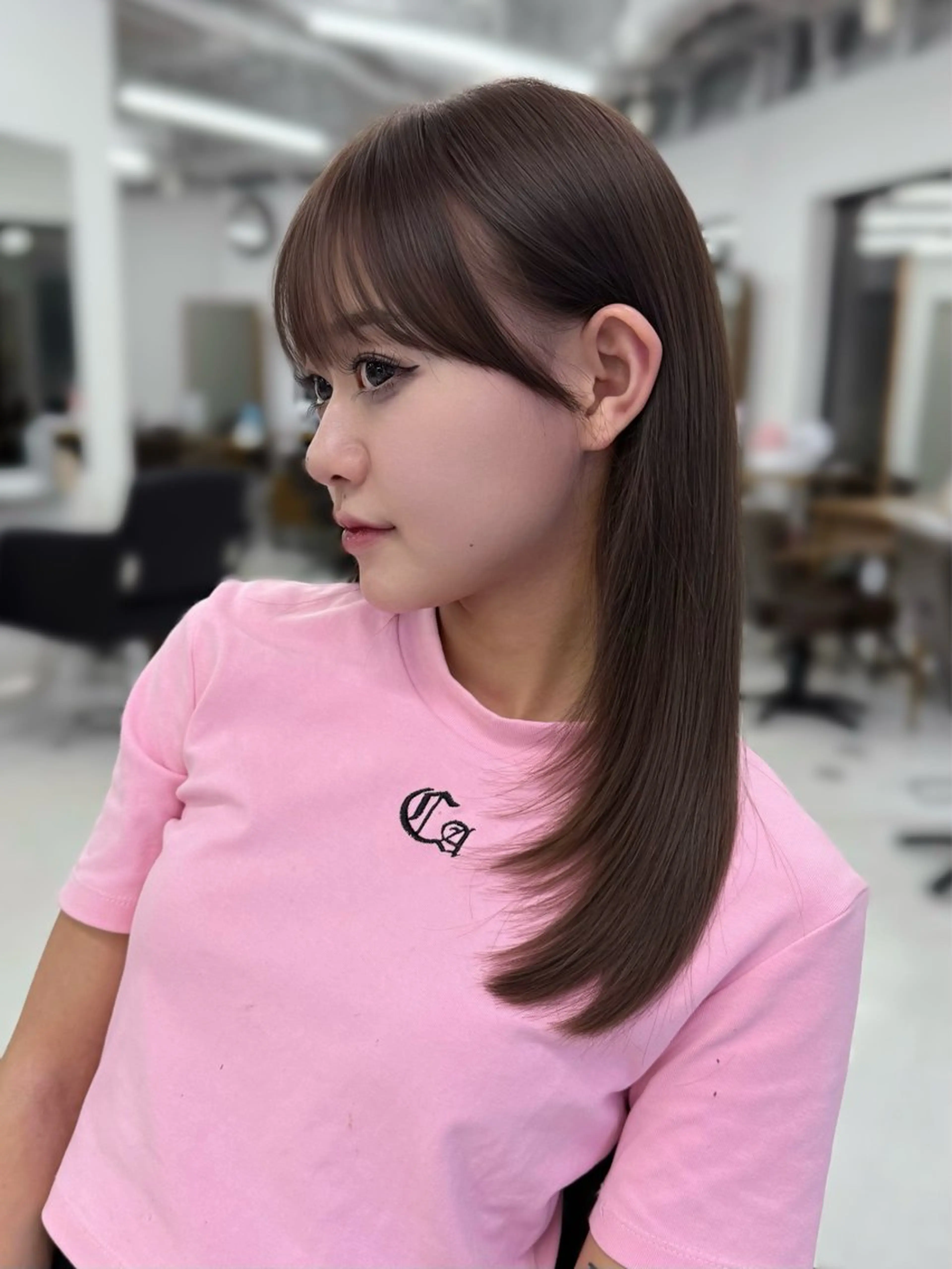 ロング カラー カット ヘアカラー 韓国ヘア×髪質改善 /yoshikaのヘアスタイル