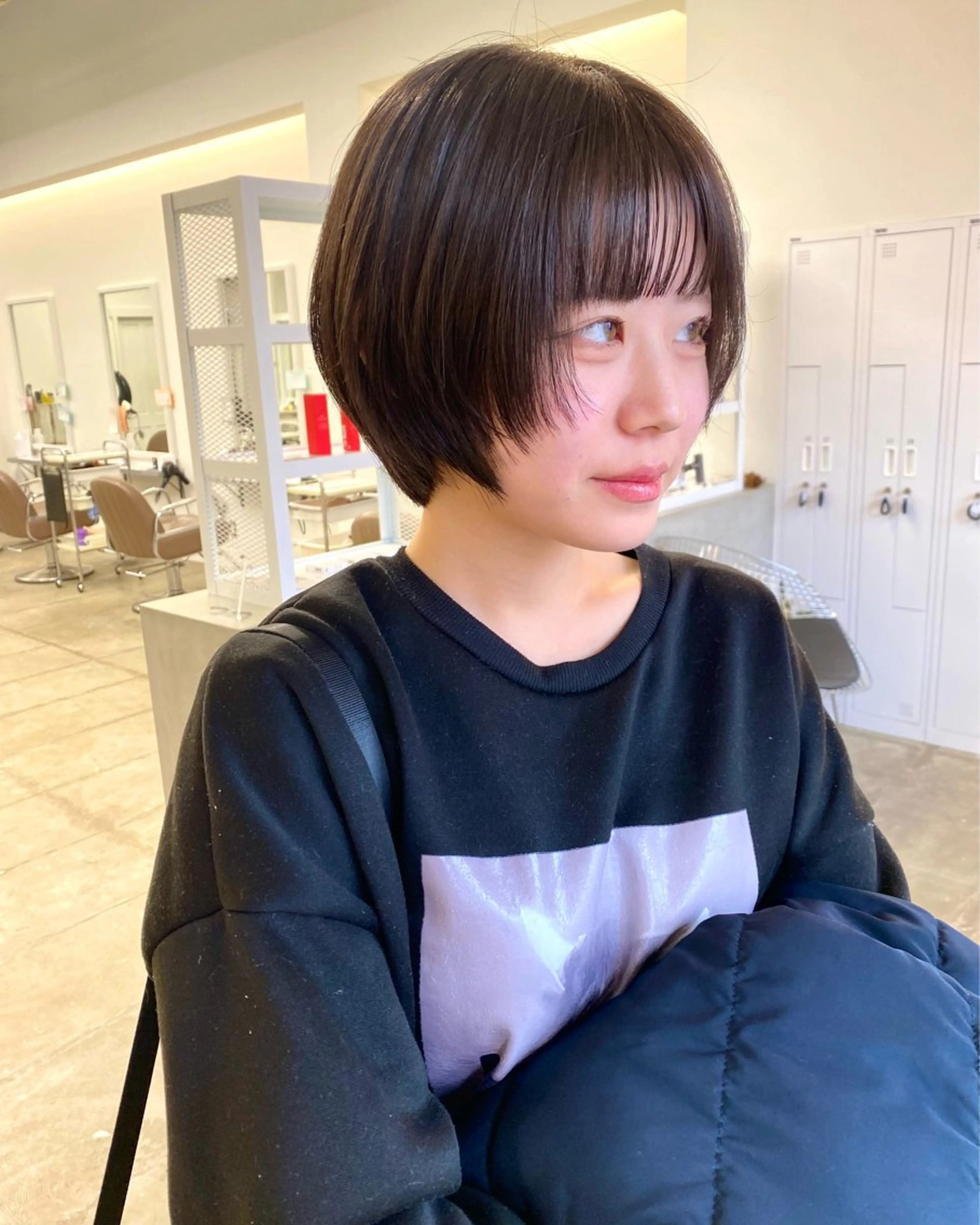 ショート ショートヘア 亀井 里奈のヘアスタイル