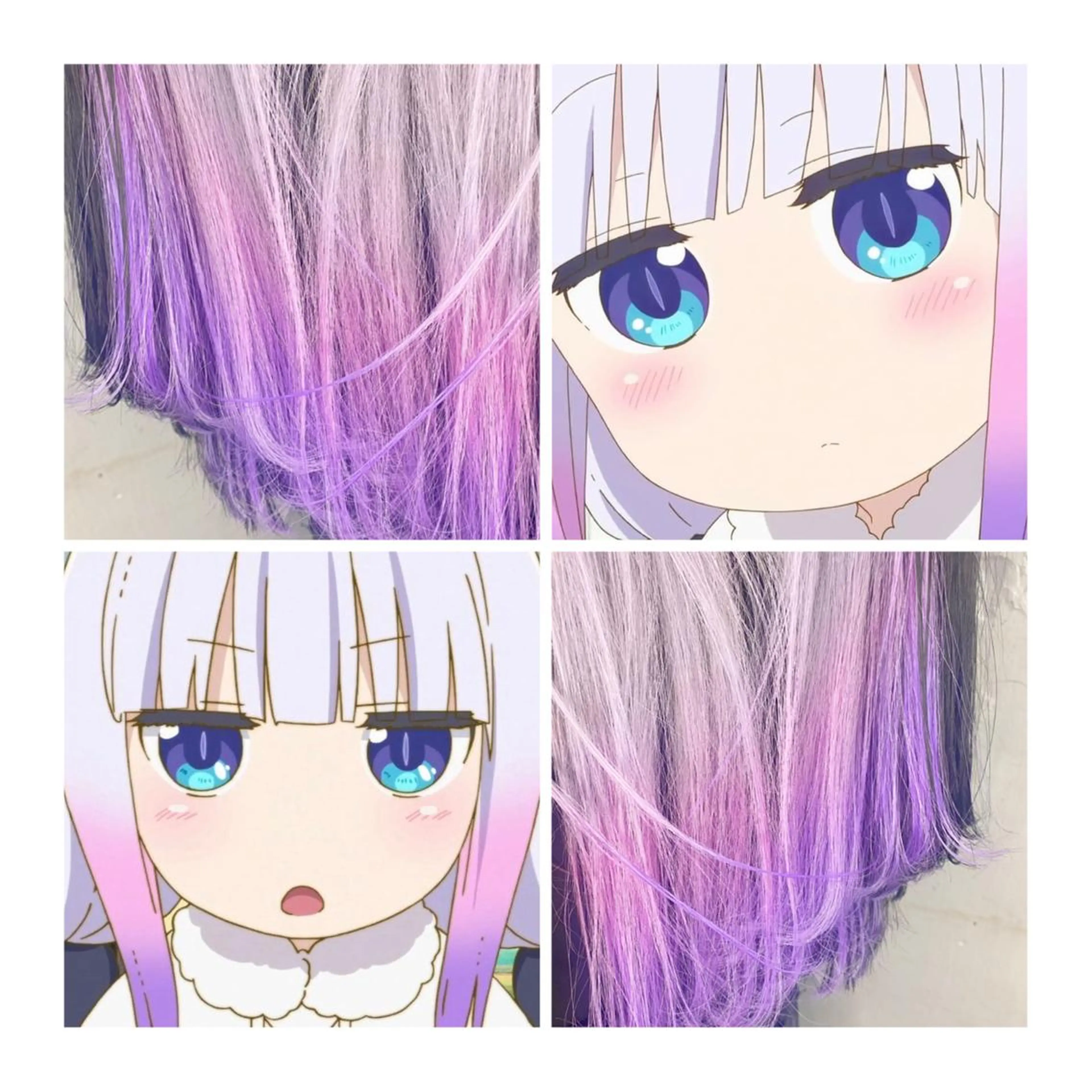 セミロング カラー GARU-ガル-所属・TSUNO🦖 派手髪/オタク美容師のヘアスタイル