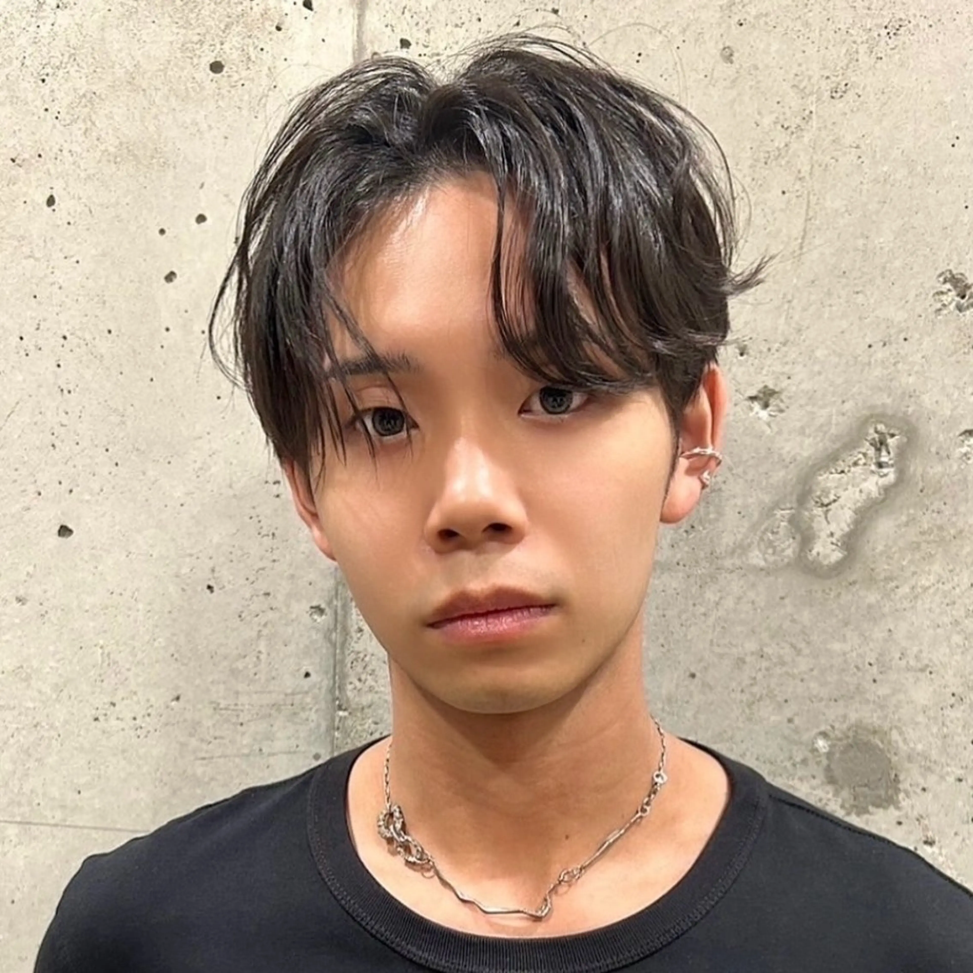 メンズ センターパート Hair&Make PHAT所属・横山 洋幸のヘアスタイル