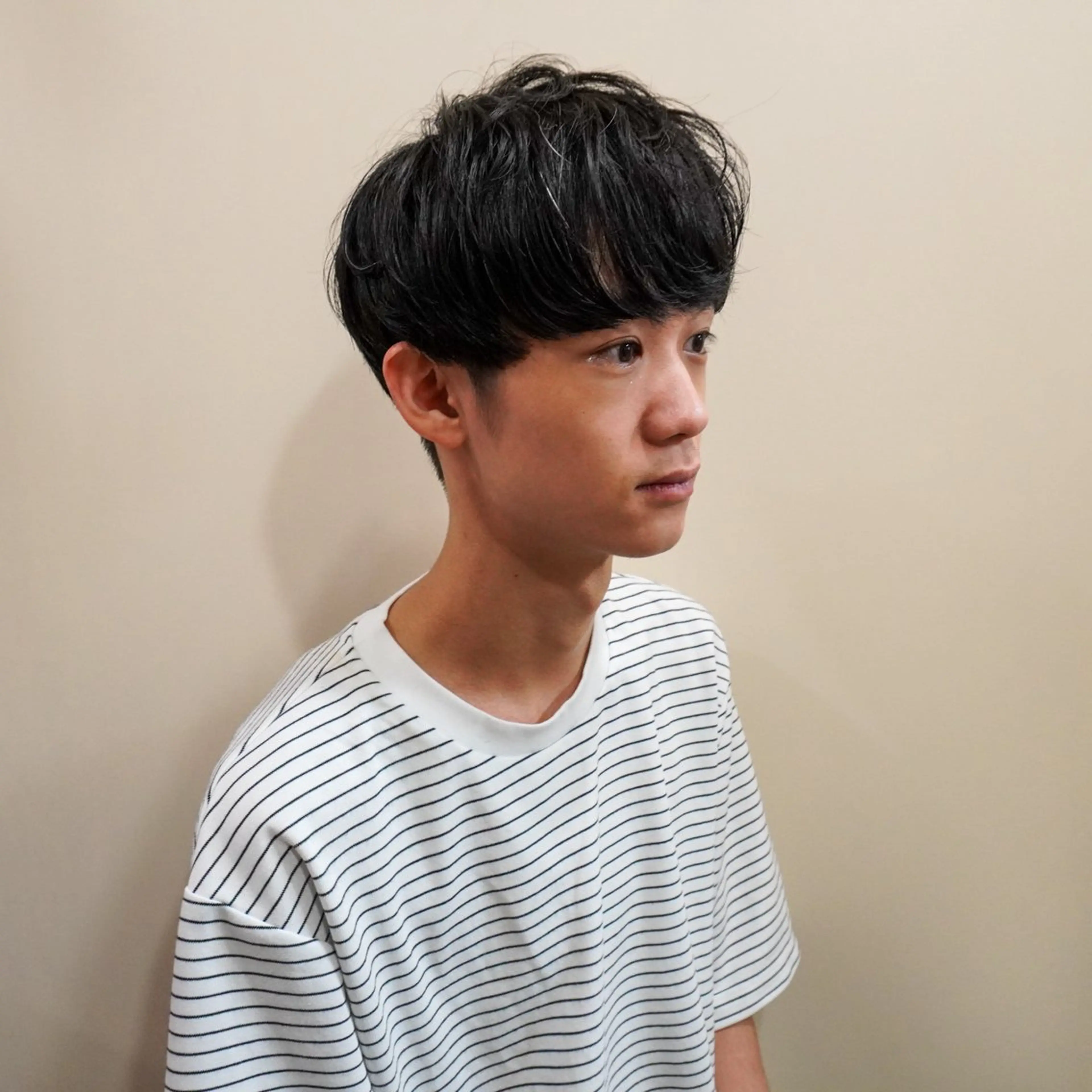 メンズ マッシュ カット 💇‍♂️キョウヤ パーマ特化💇‍♀️のヘアスタイル