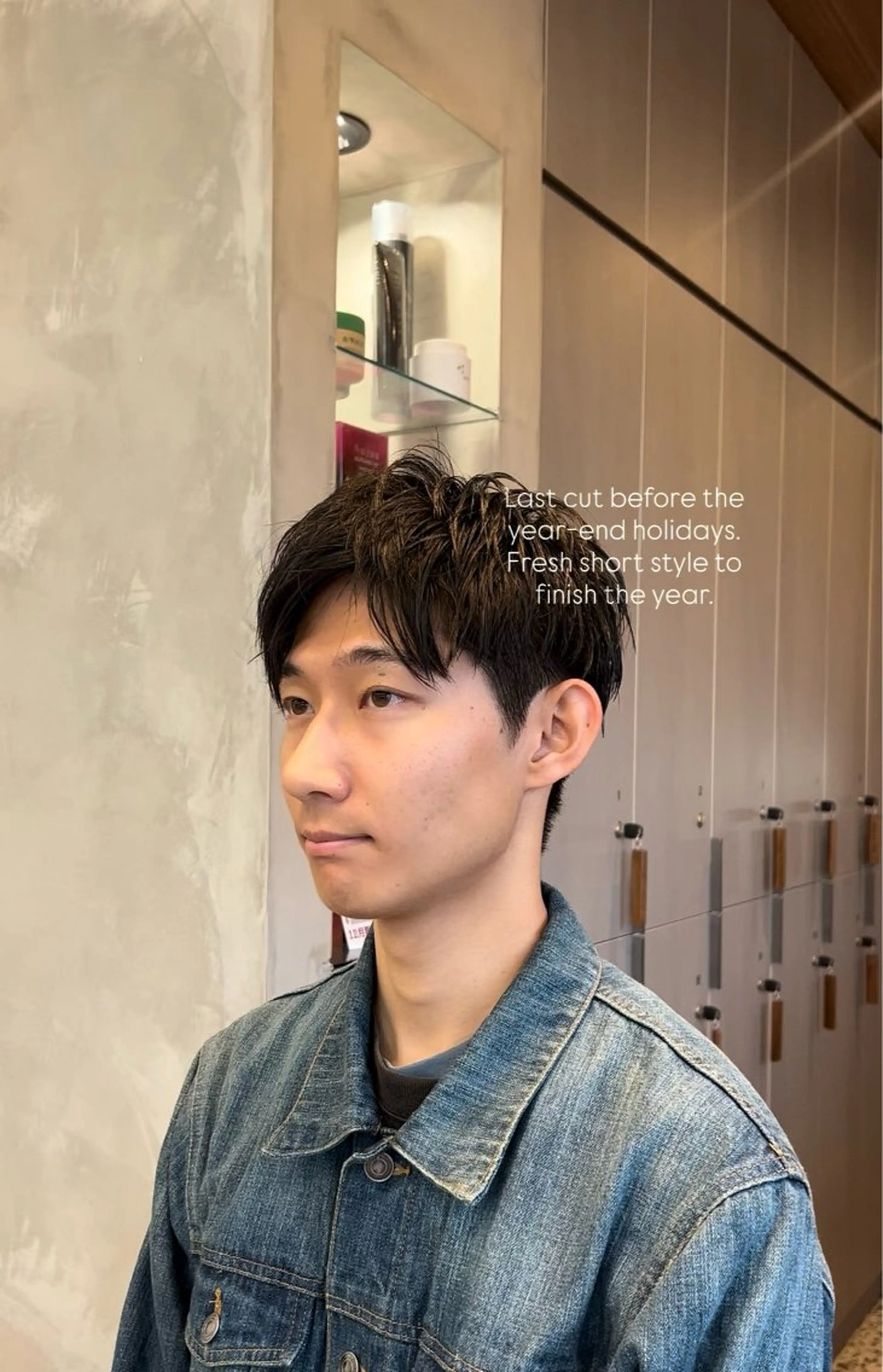 メンズ カット しずく🤍🧸 / fifthパーマのヘアスタイル