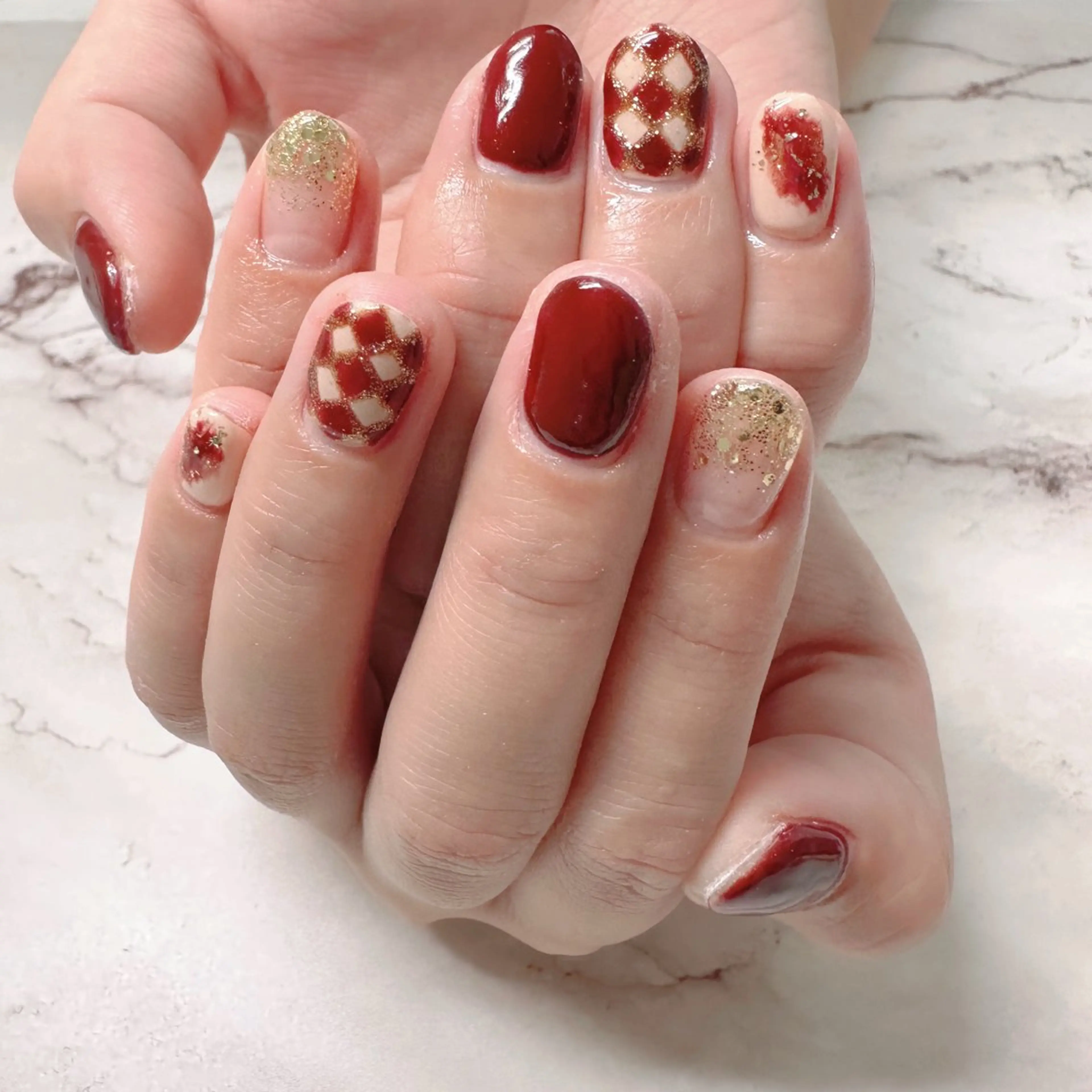 ネイル nail salon Ange所属・Ange 🍊YUI🍊のネイルデザイン