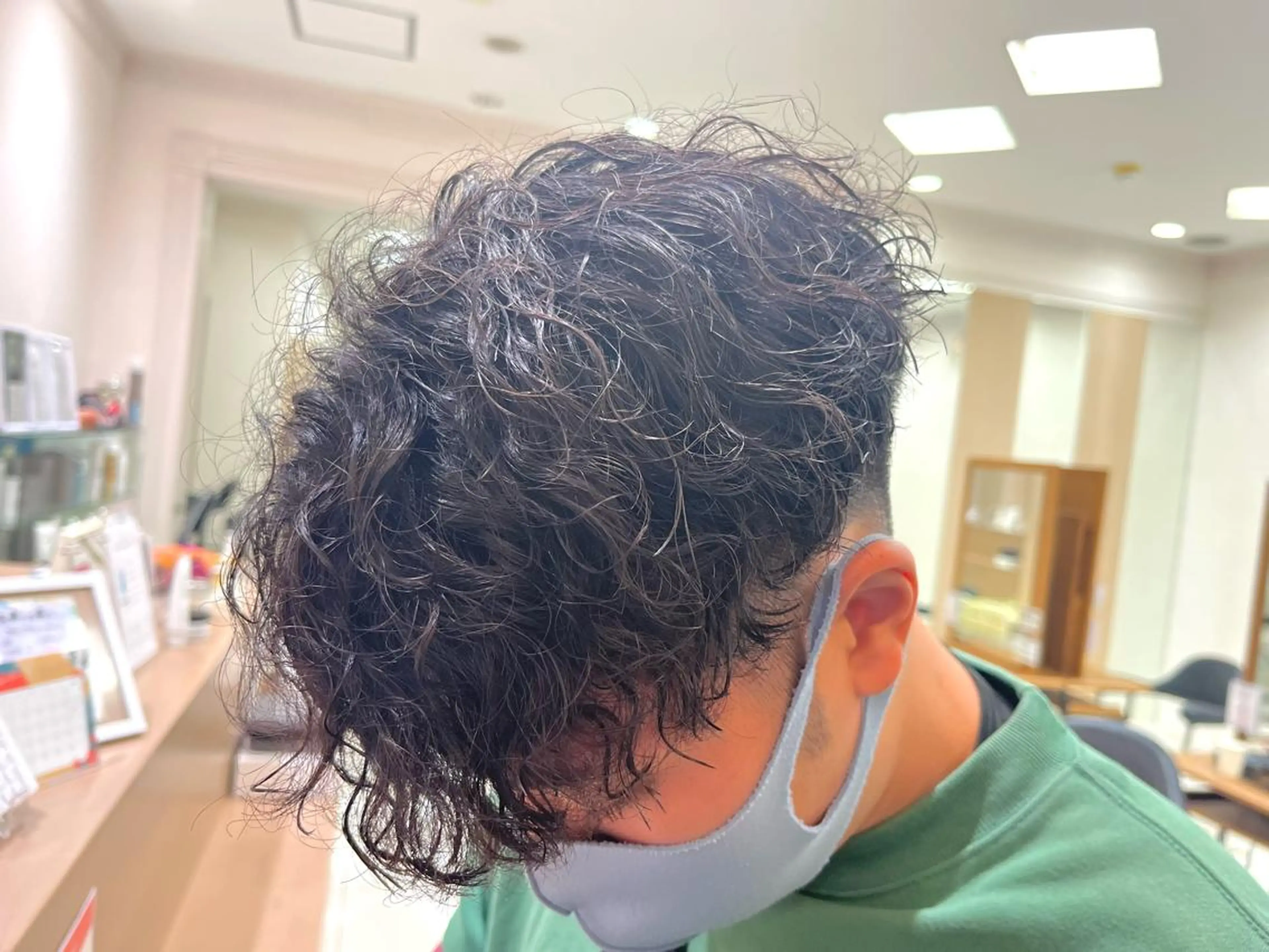 メンズ メンズパーマ ✔️ダブルカラー ✔️ショート✔️今野のヘアスタイル