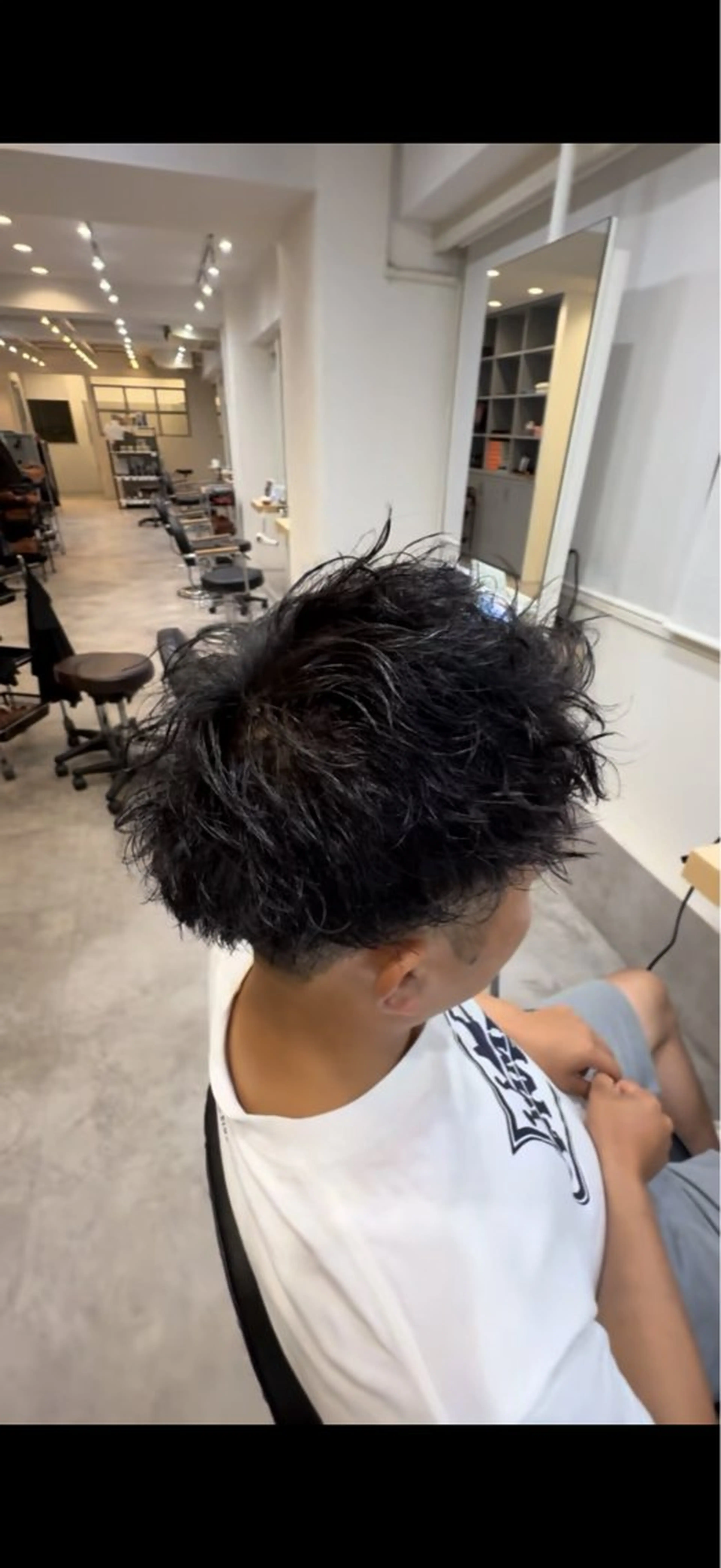 メンズ メンズパーマ カット パーマ soyon 心斎橋店のヘアスタイル