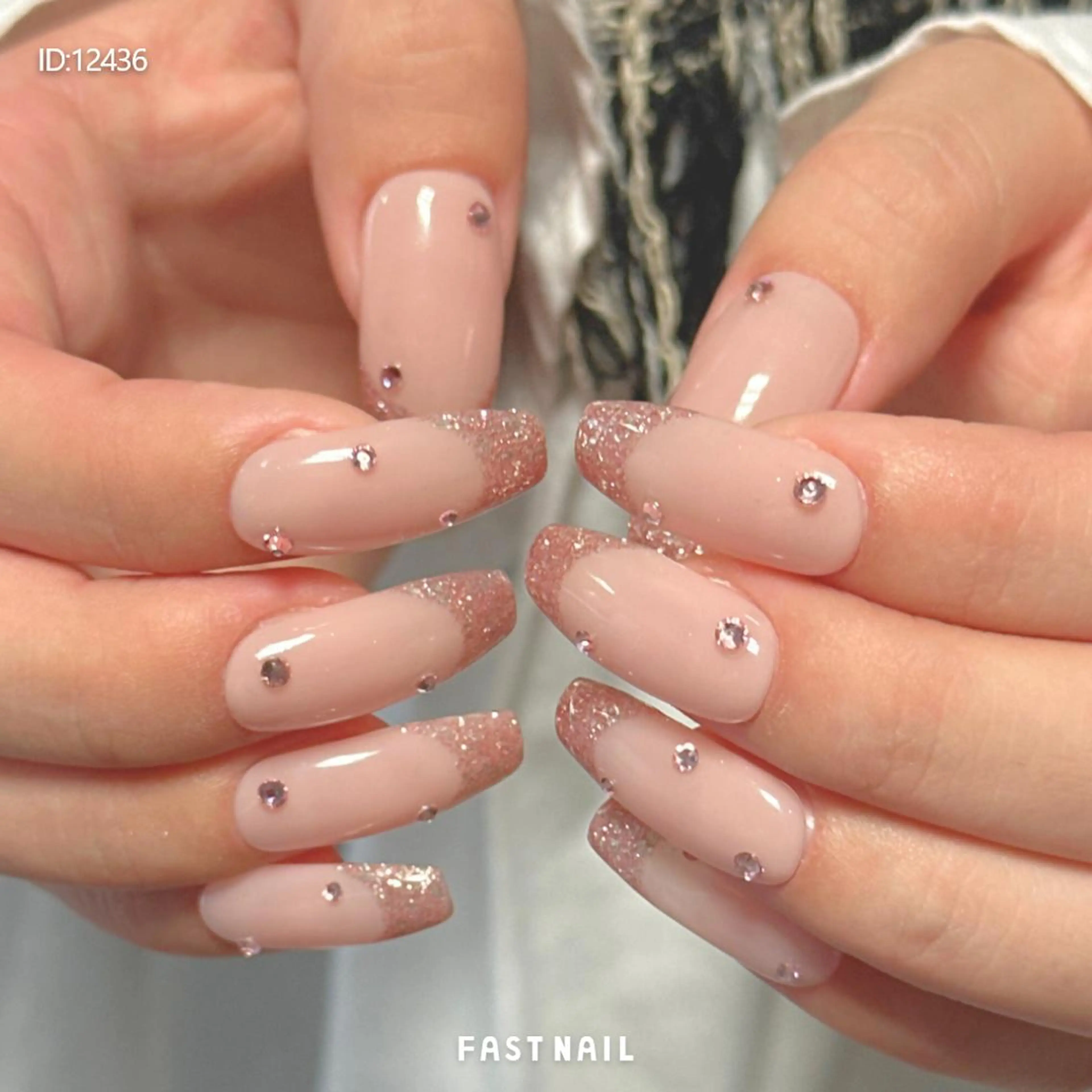 ネイル ジェルネイル パラジェル ピンク ソフトジェル ハンドネイル FASTNAIL 上野店のネイルデザイン