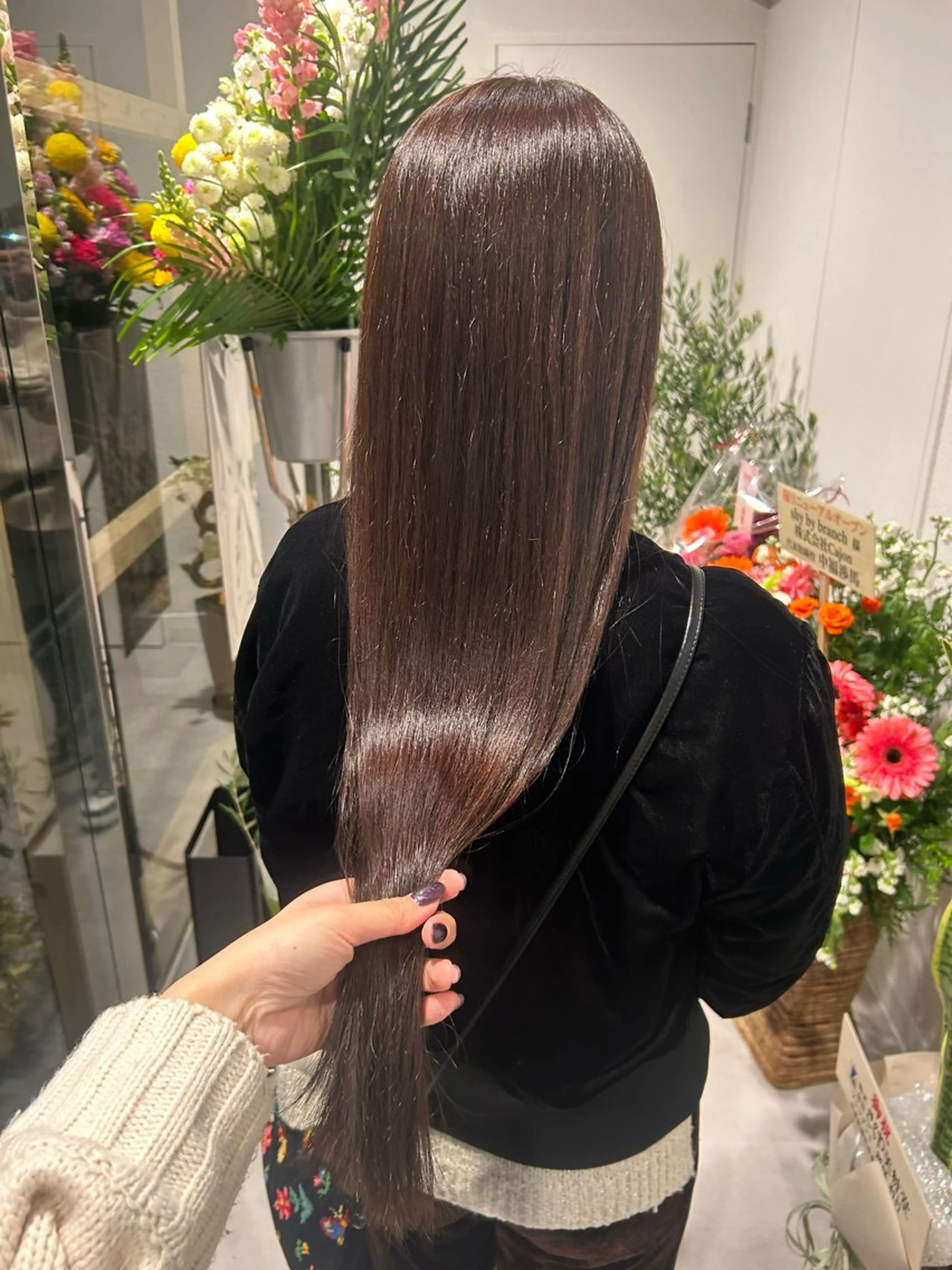 ロング カラー ブリーチ ブリーチなしカラー 似合わせカット shy  by branch所属・伊豆 由奈のヘアスタイル