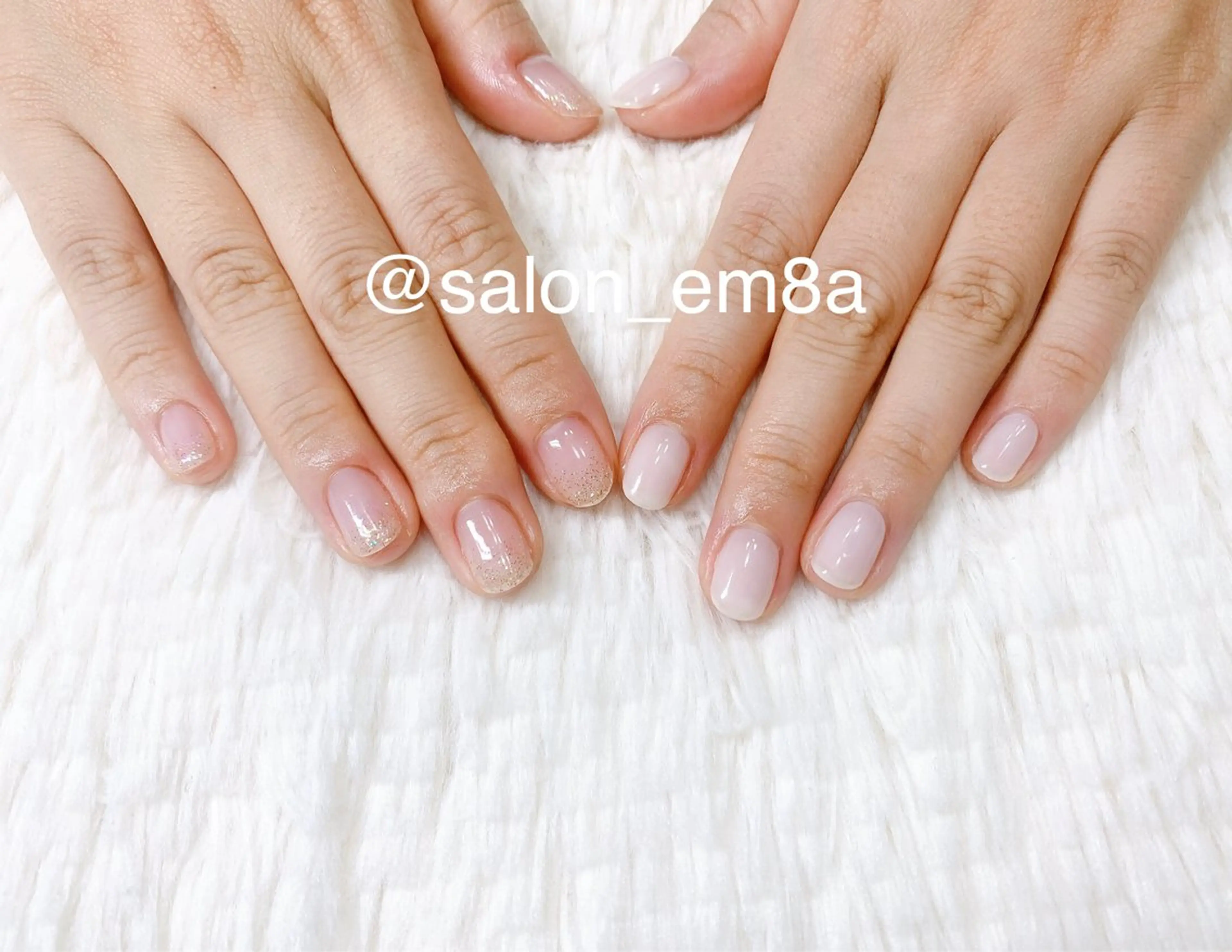 ネイル ジェルネイル ワンカラーネイル シンプルネイル ハンドネイル salon EM&A emiのネイルデザイン