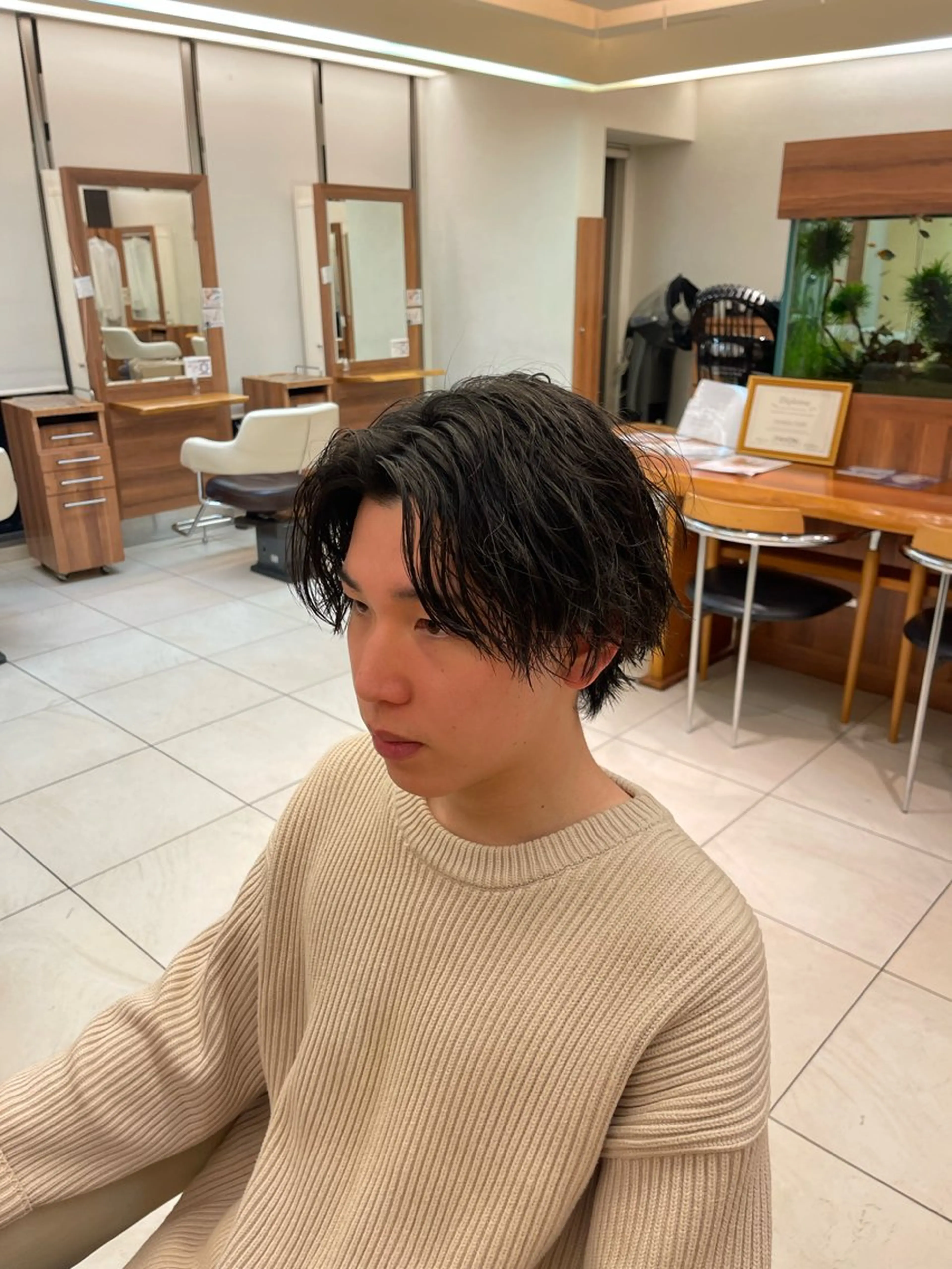 ショート メンズ メンズパーマ 川瀬 京祐のヘアスタイル