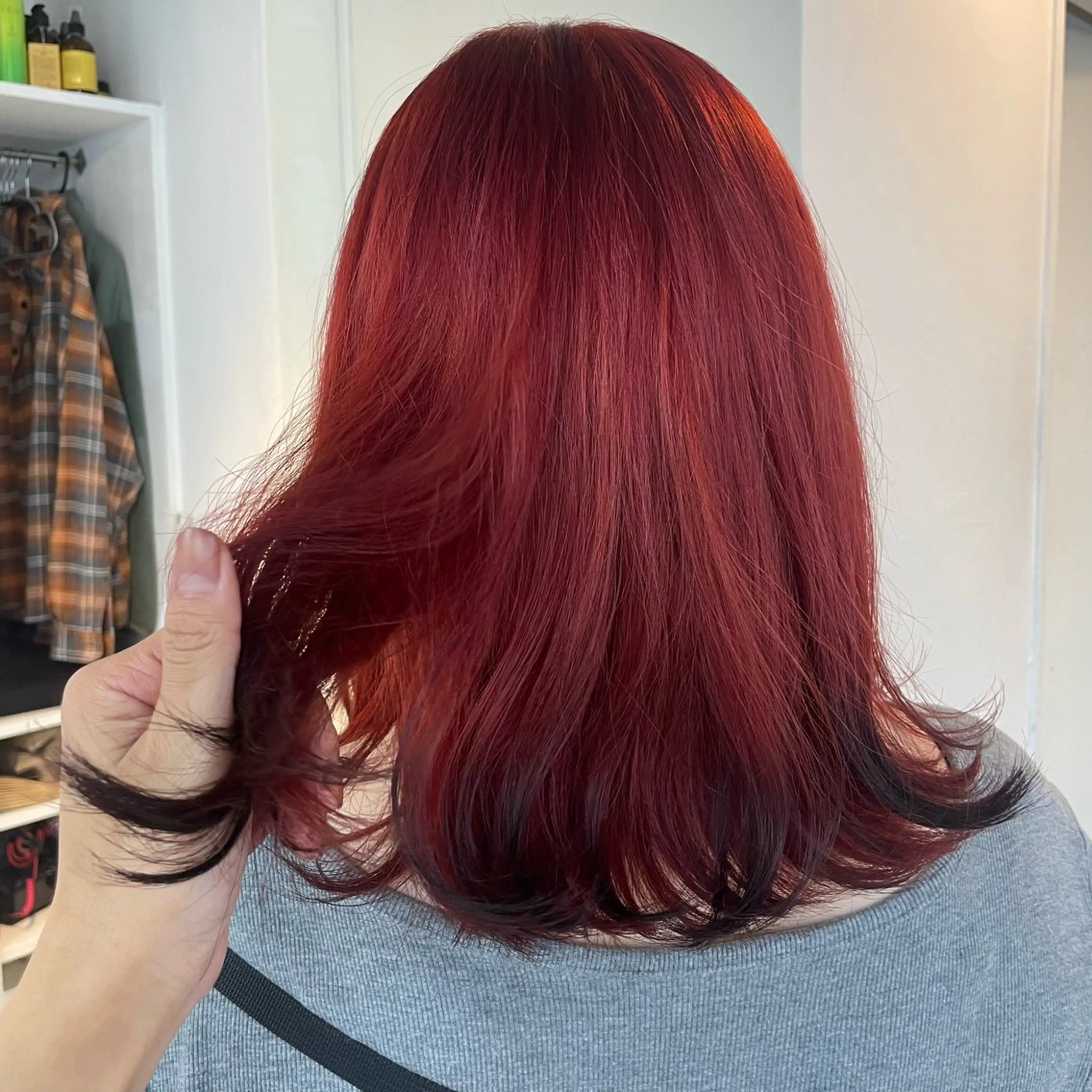 セミロング ヘアカラー トリートメント 🪅ブリーチカラー 🪅琉羽Ruuのヘアスタイル