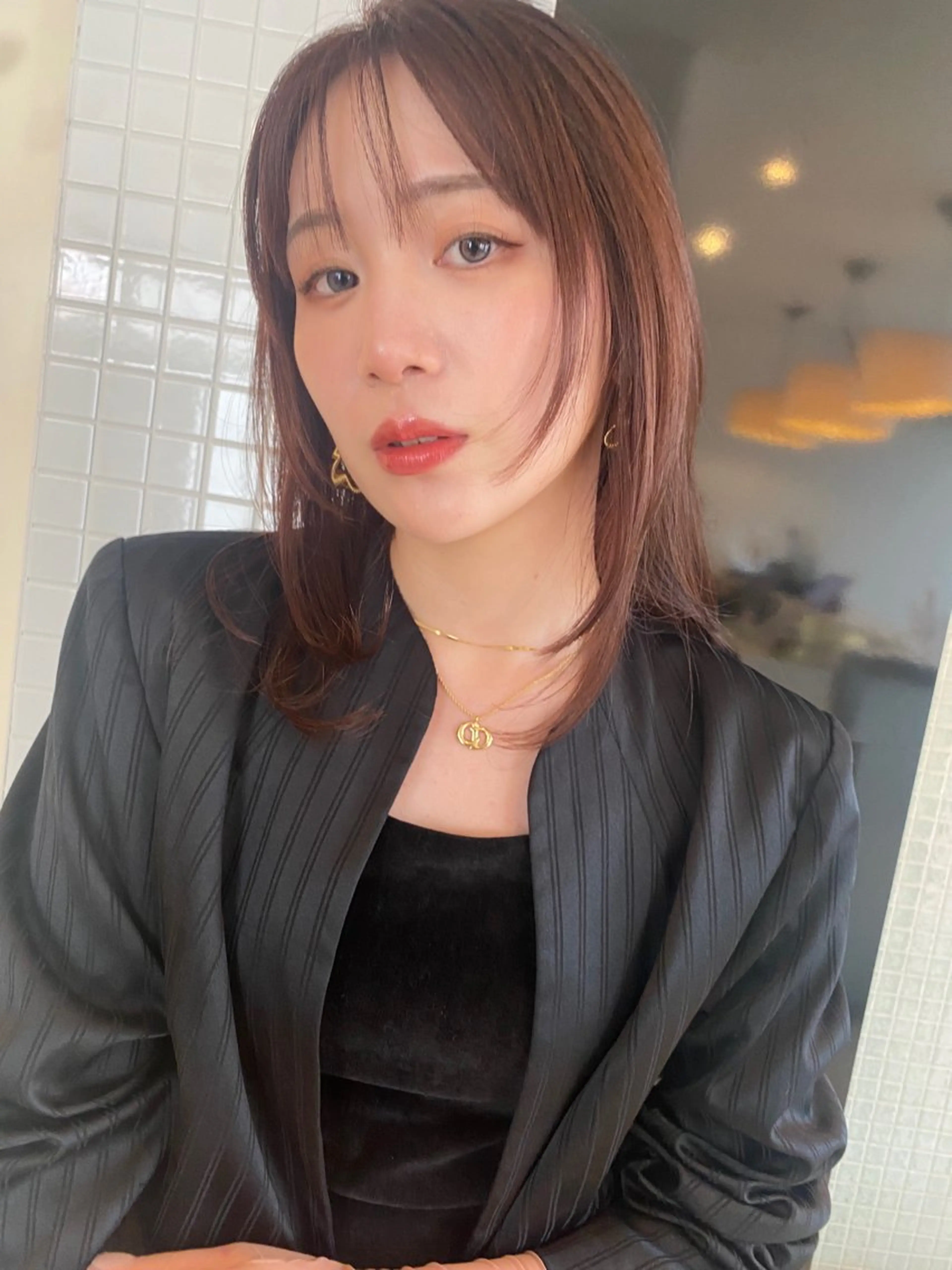 セミロング カラー nambu-GARDEN所属・上田 昂雅のヘアスタイル