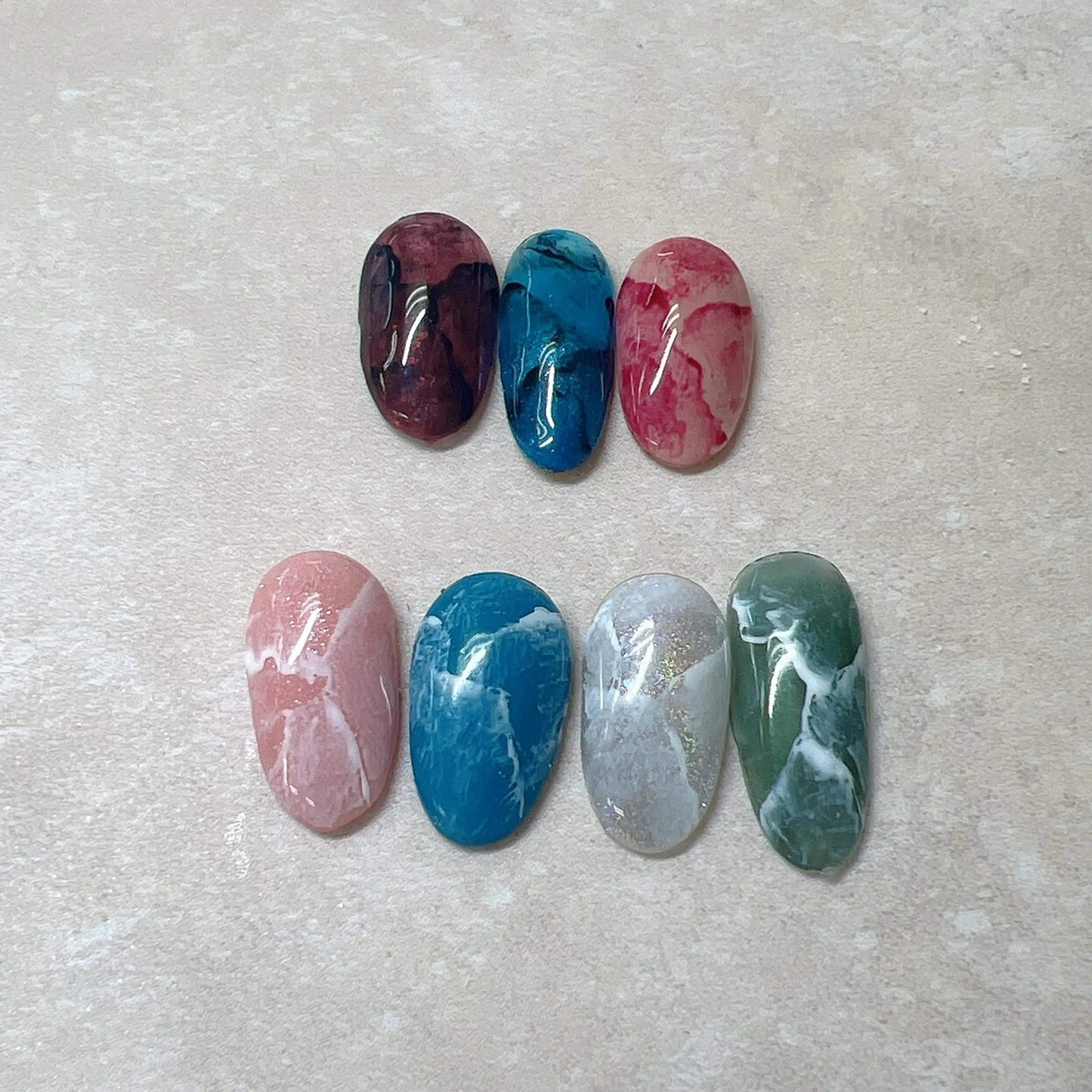 ネイル 大理石ネイル(マーブル) 自由が丘サロン AYAME💅のネイルデザイン